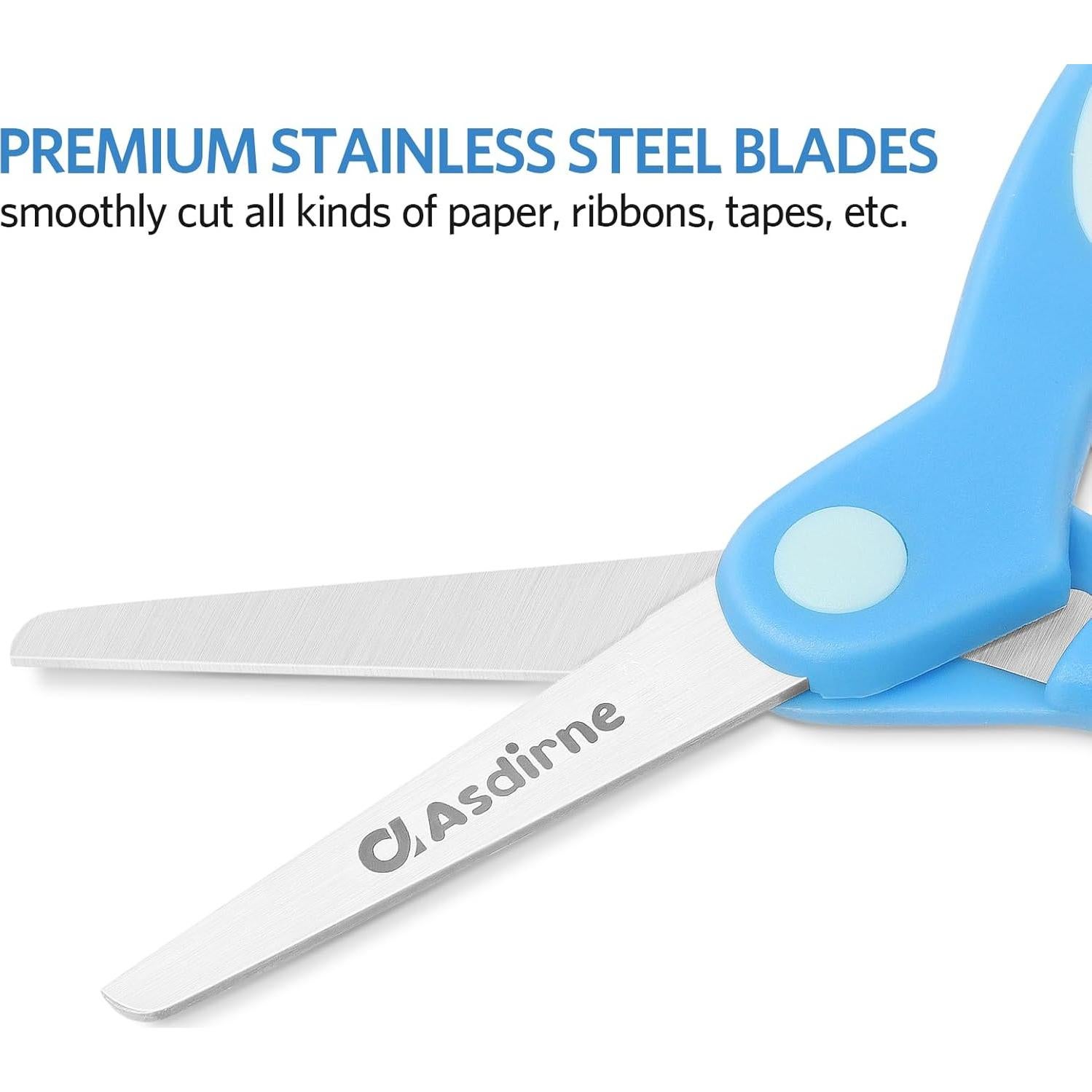 Tijeras de Seguridad para Niños Asdirne 13.5cm 3 Piezas