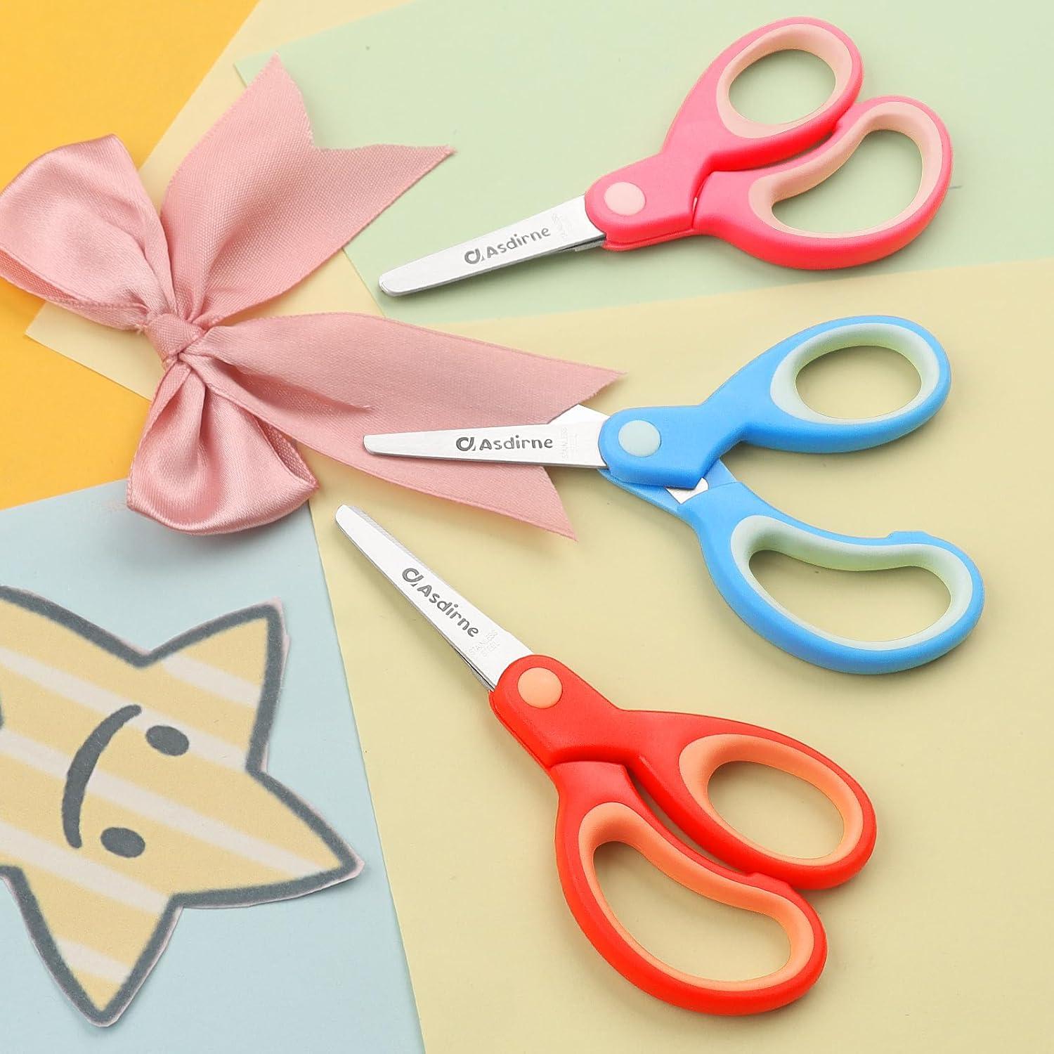 Tijeras de Seguridad para Niños Asdirne 13.5cm 3 Piezas