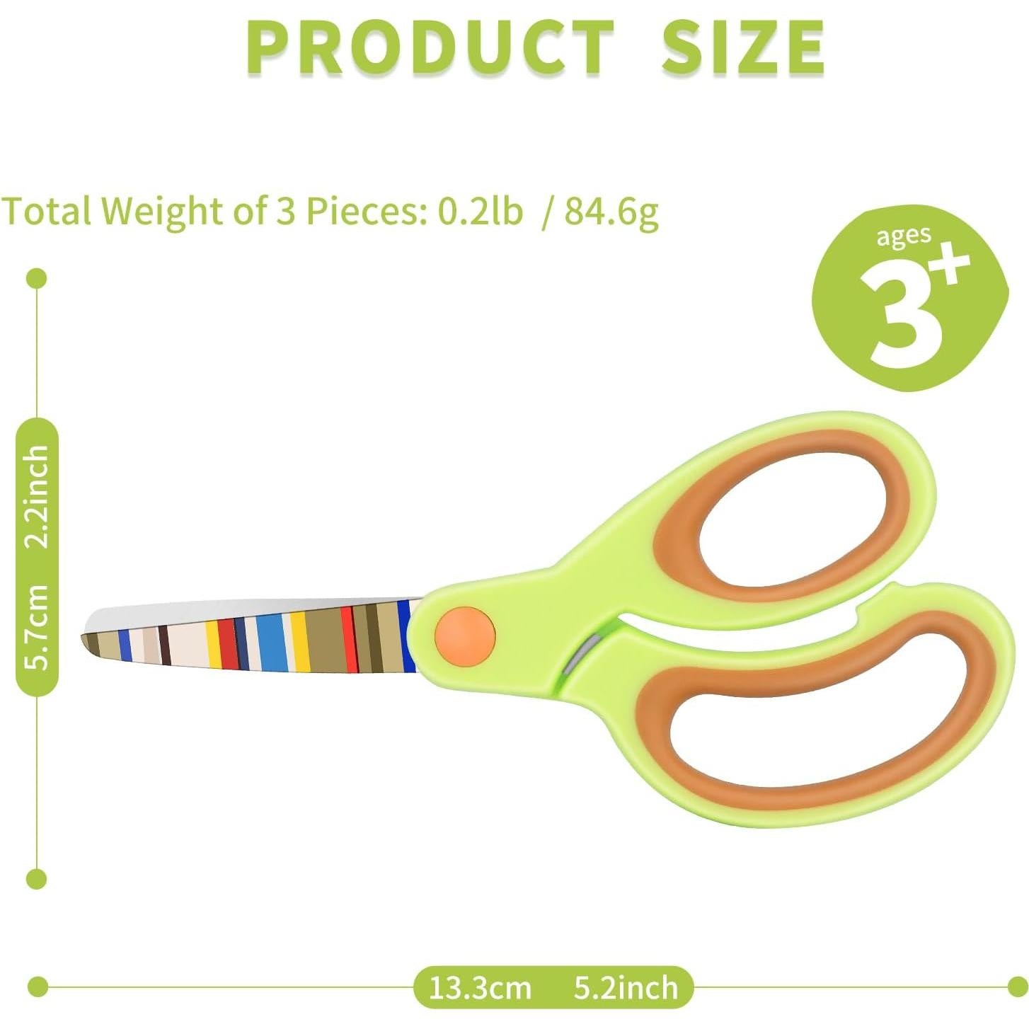 Tijeras de seguridad para niños Vutyvve - Set 3 piezas