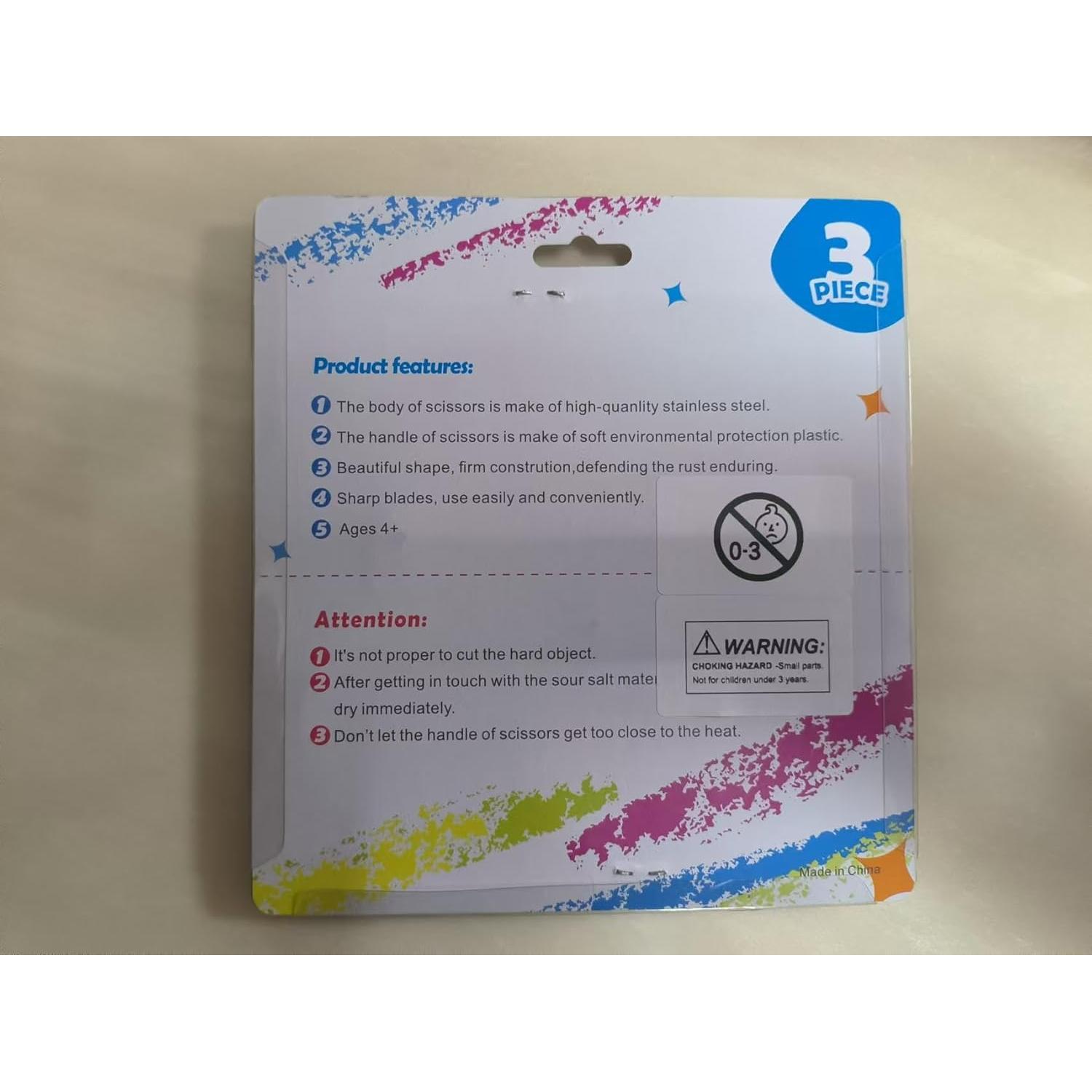 Tijeras de seguridad para niños Vutyvve - Set 3 piezas