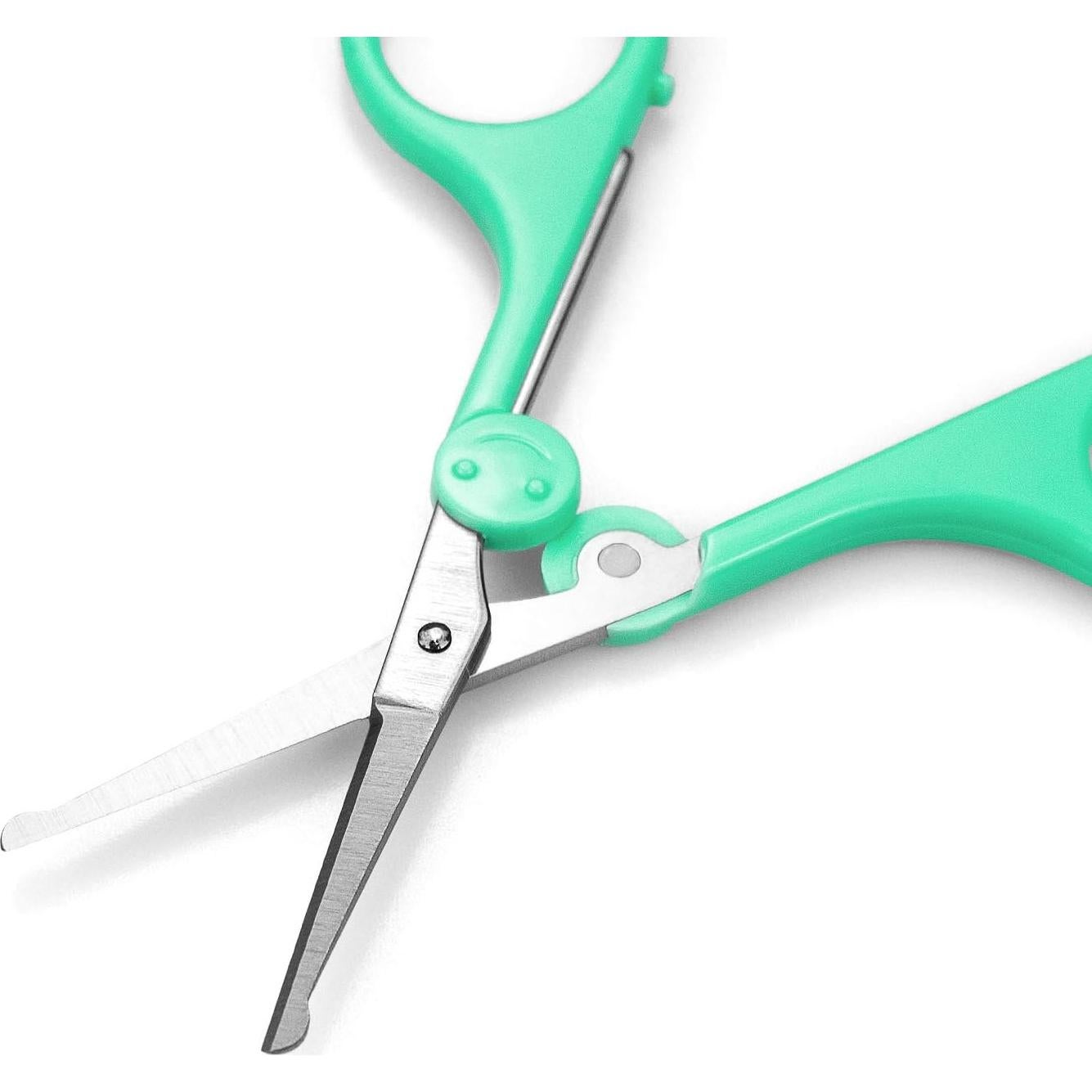 Tijeras de Cuidado Personal Humbee - Borde de Seguridad Verde