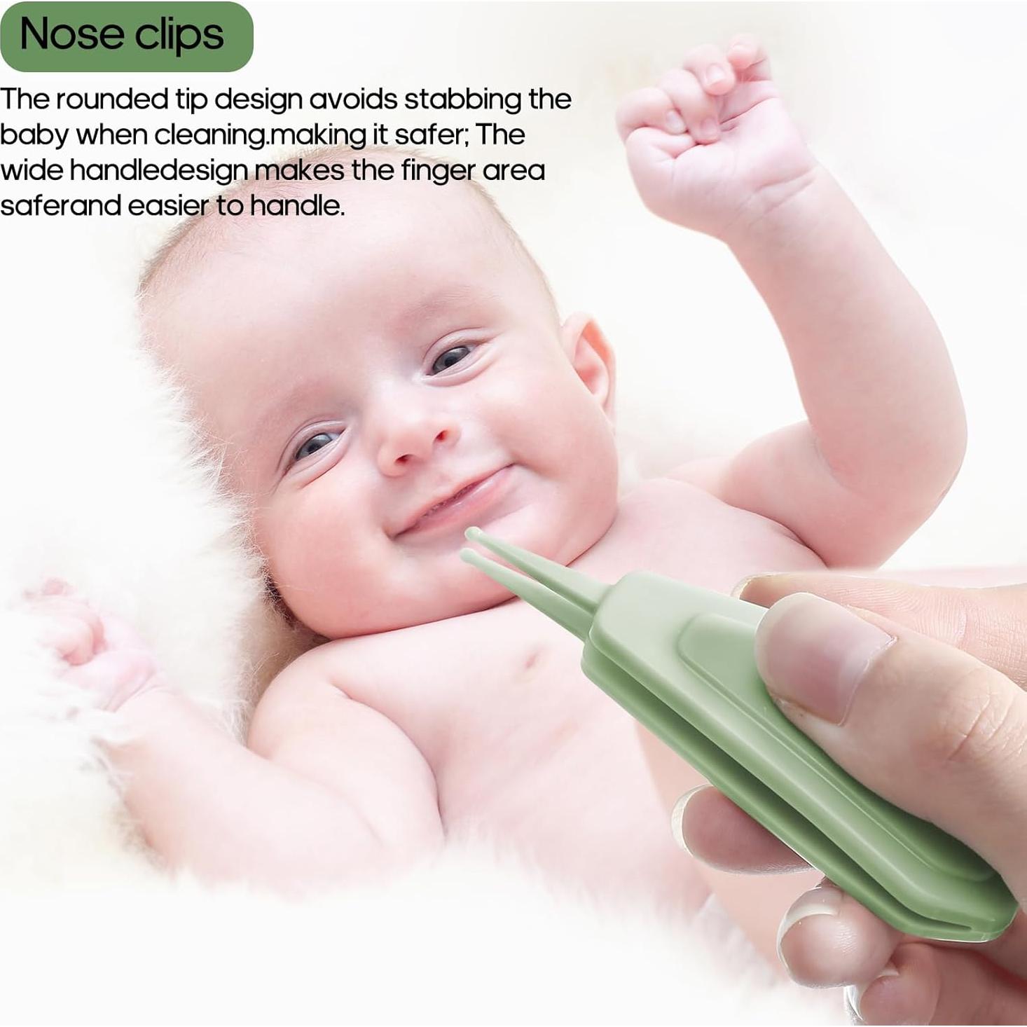 Set de Cuidado 4-en-1 ECROLYN para Bebés - Tijeras, Lima y Pinzas