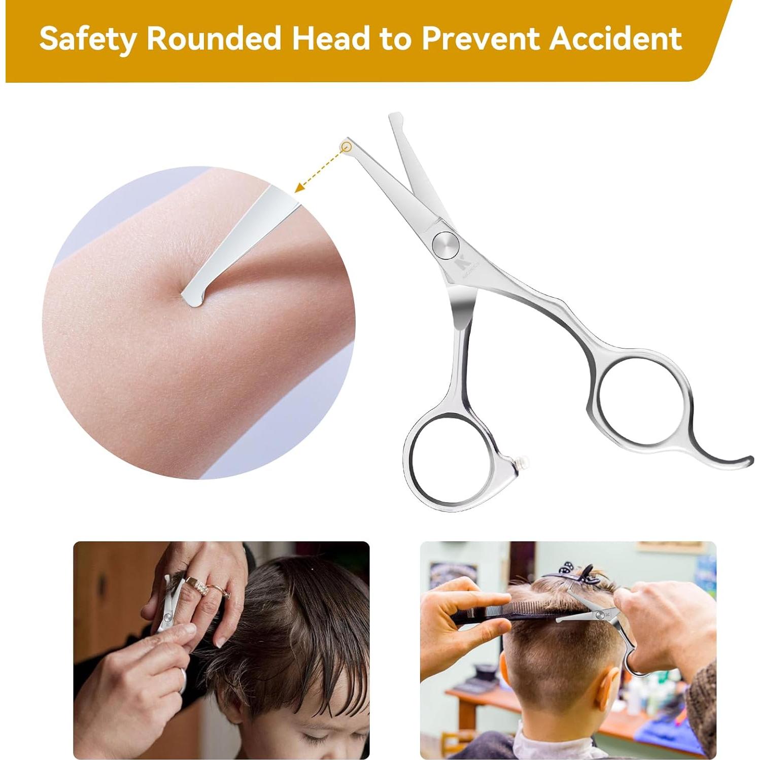 Kit de Tijeras de Corte de Cabello K KaCaKaCa para Niños