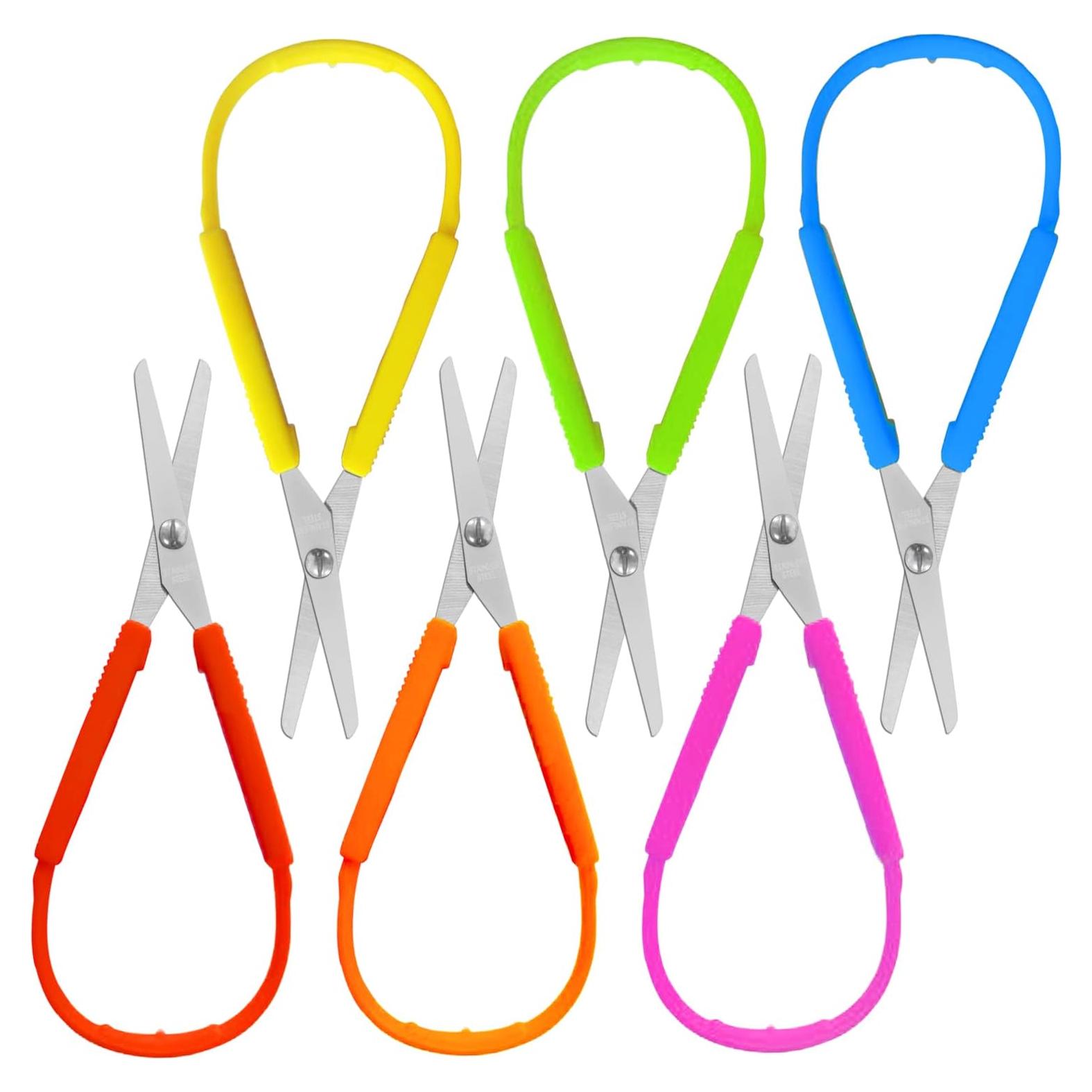 Set de 6 Tijeras de Bucle Szsrcywd para Niños 13.97 cm