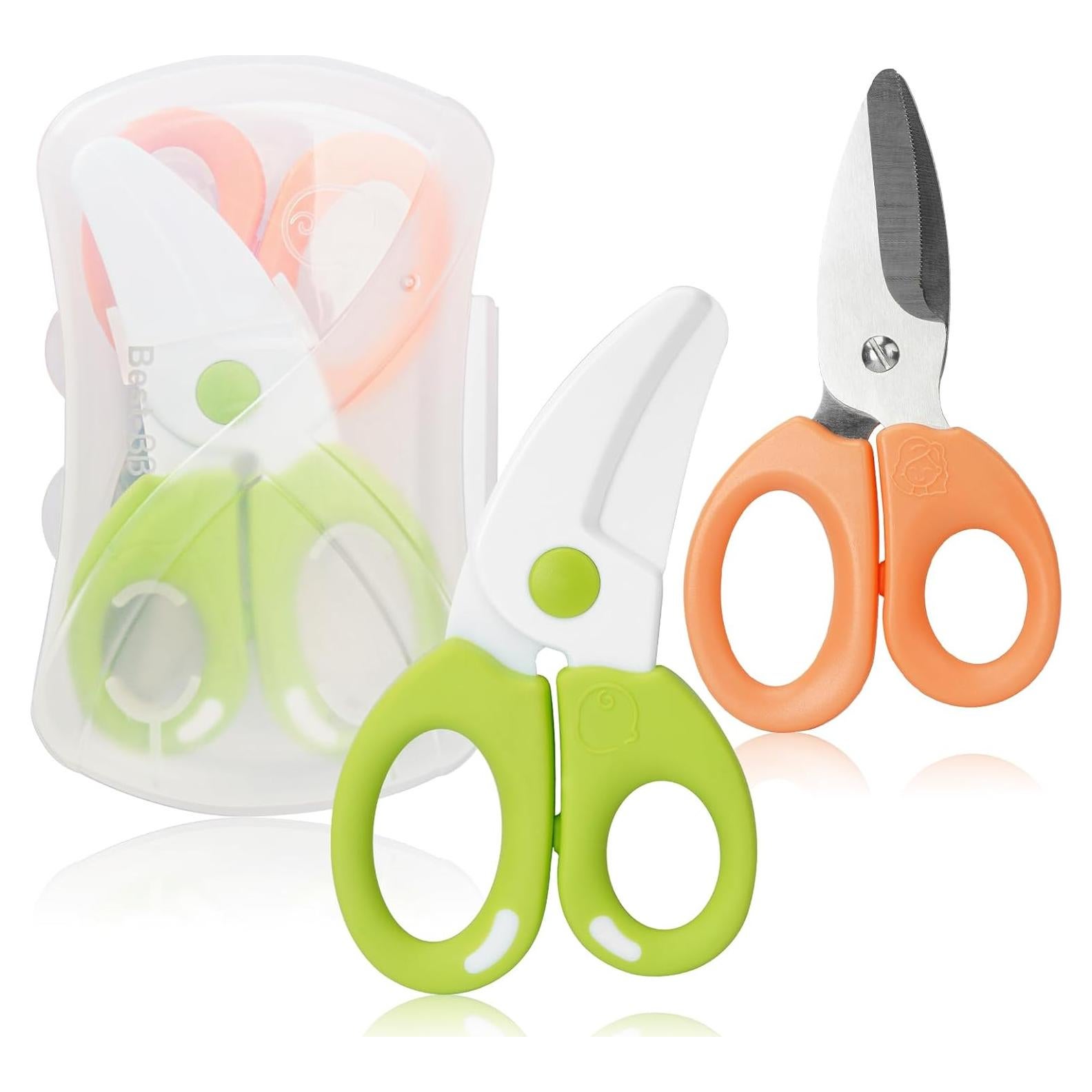 Juego de Tijeras para Bebés Hollory - 2 Piezas Inoxidable