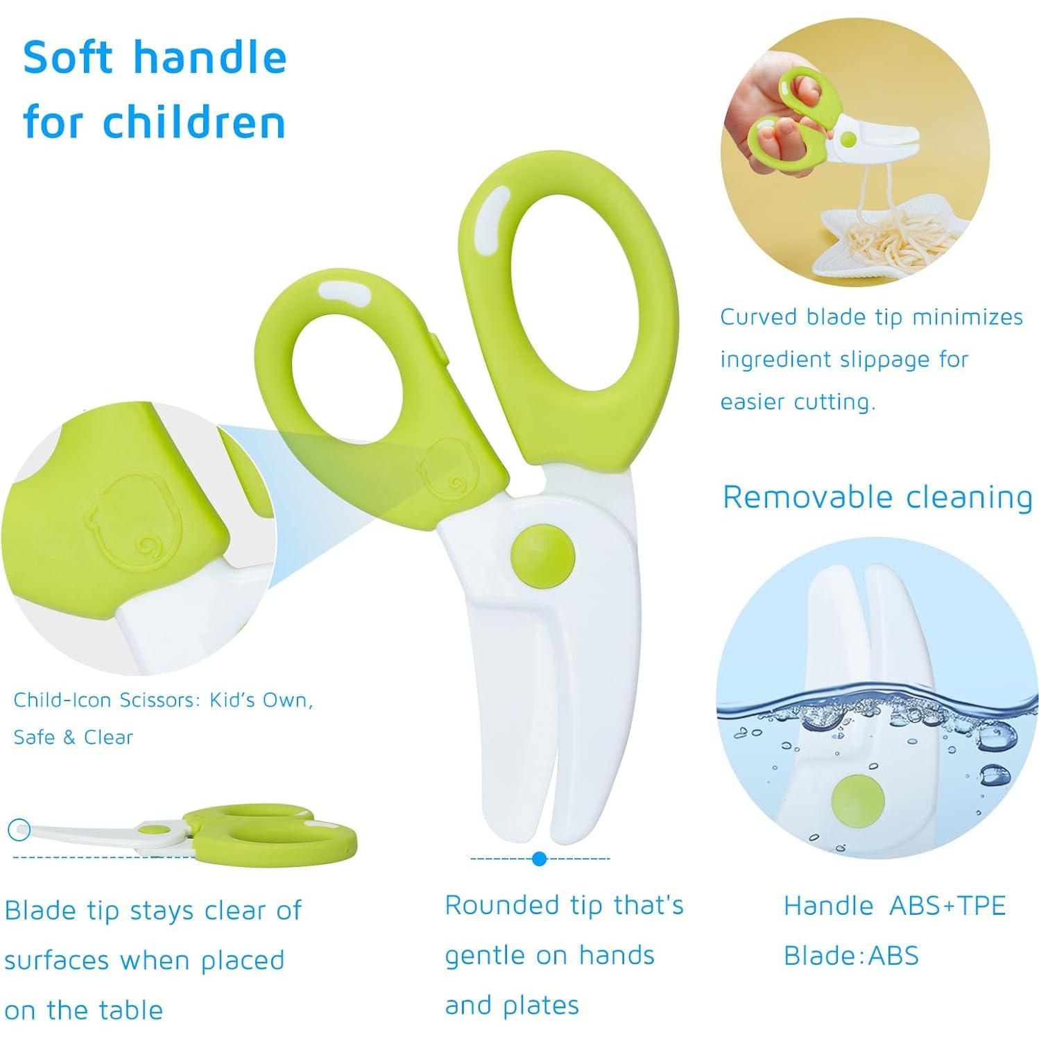 Juego de Tijeras para Bebés Hollory - 2 Piezas Inoxidable