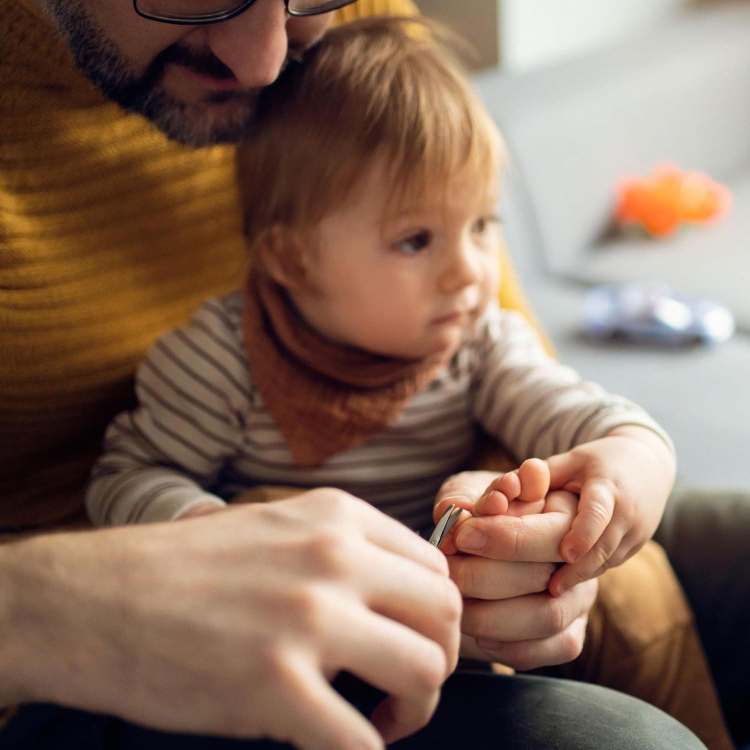 Juego de Cuidado de Uñas para Bebés GERMANIKURE - Tijeras y Lima de Vidrio