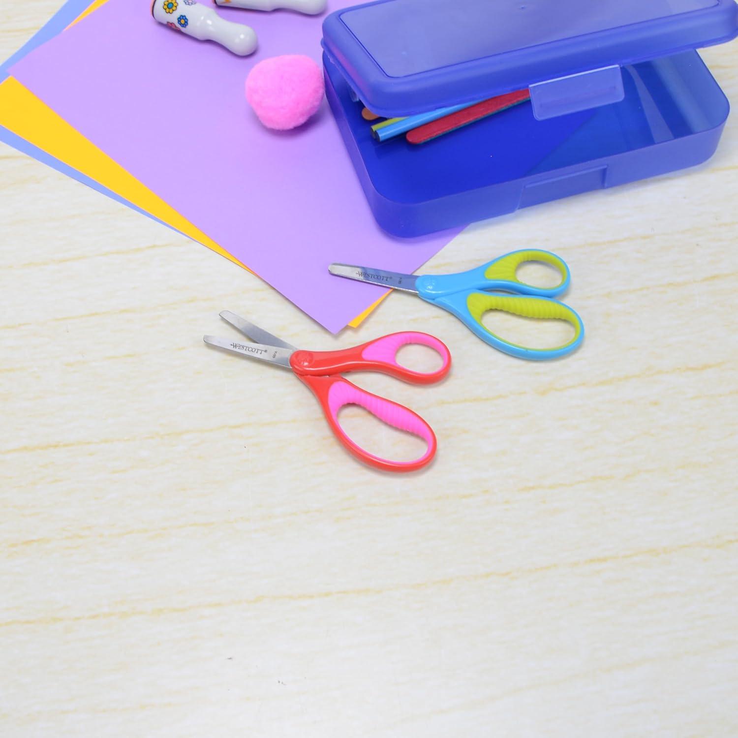 Tijeras de Punta Redonda Westcott para Niños 4-7 Años