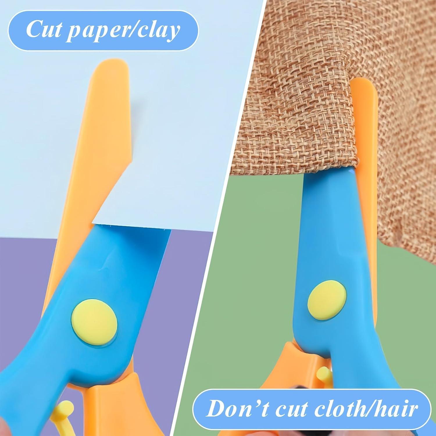 Tijeras de Seguridad LOVESTOWN para Niños - 16 PCS, 6.1x13.5 cm