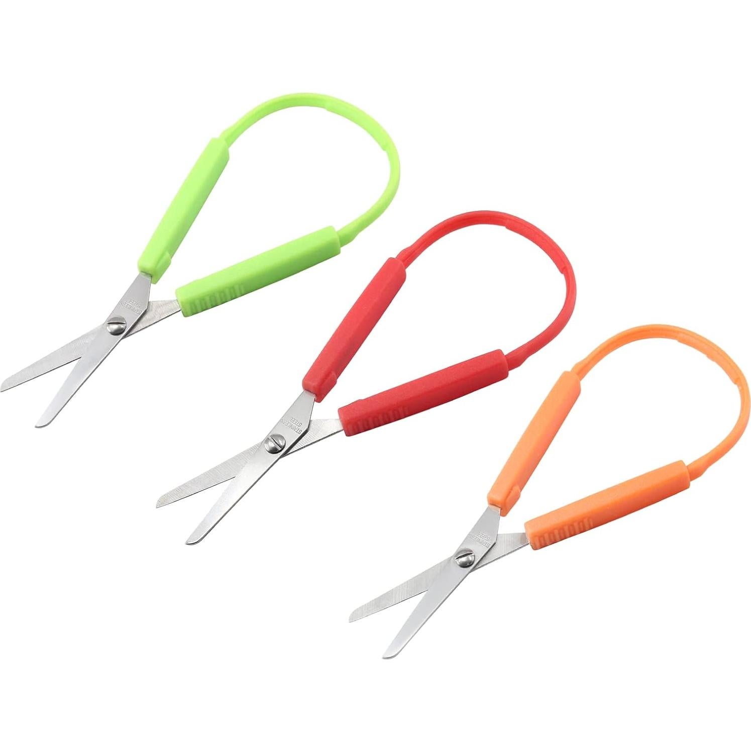 Tijeras de Bucle Mini Rierdge 5.5" para Niños 3 Piezas