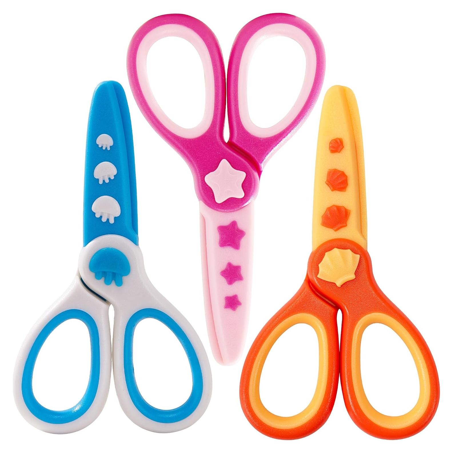 Tijeras de Seguridad para Niños GAIFONGRE 3 Pcs 11.43 cm