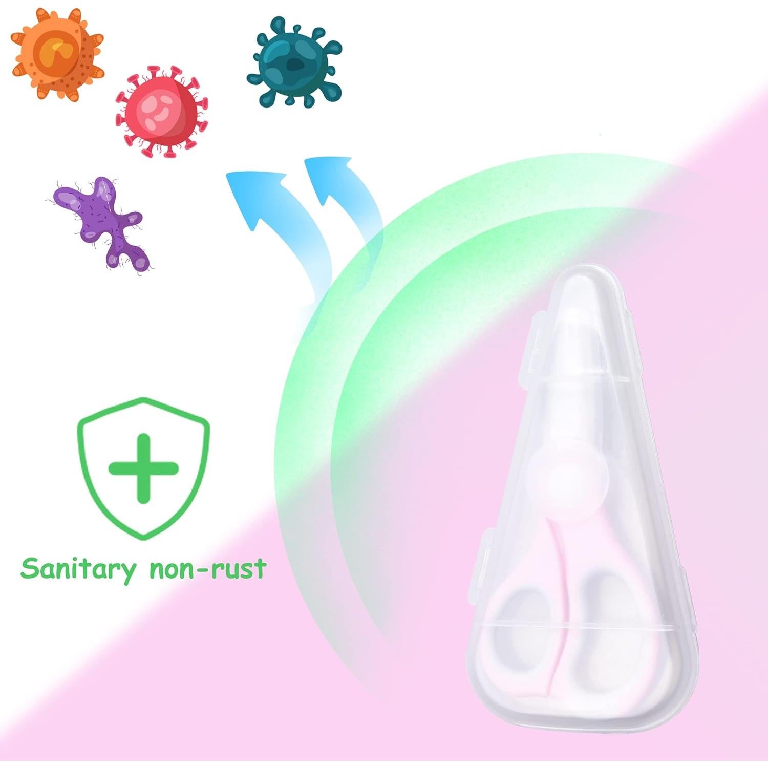 Tijeras de Comida para Bebés Kare & Kind - Cerámica Azul