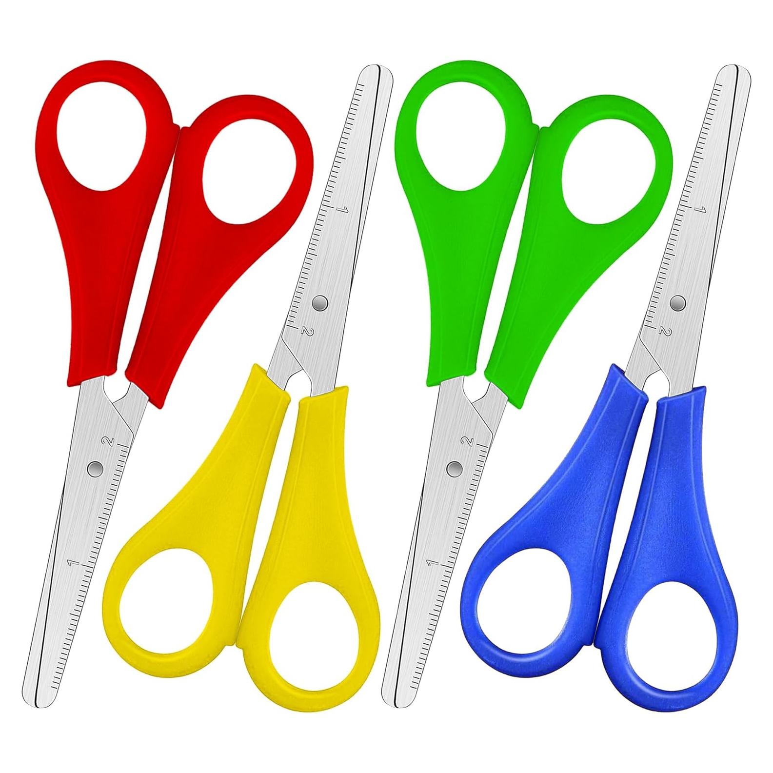Tijeras para Niños 12.7 cm Papelería Definitiva Paquete de 4