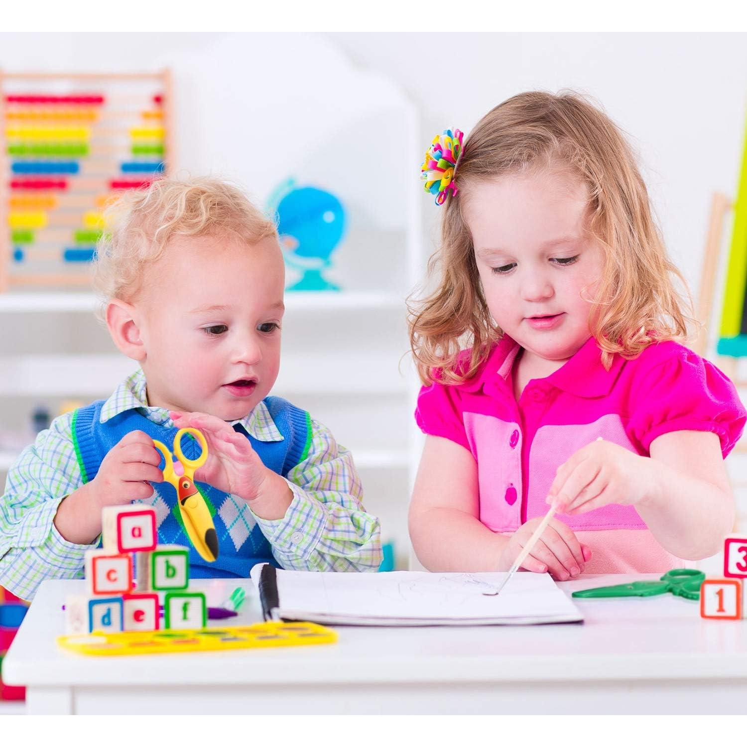 Tijeras de Seguridad para Niños Gejoy 3 Pcs Punta Redonda