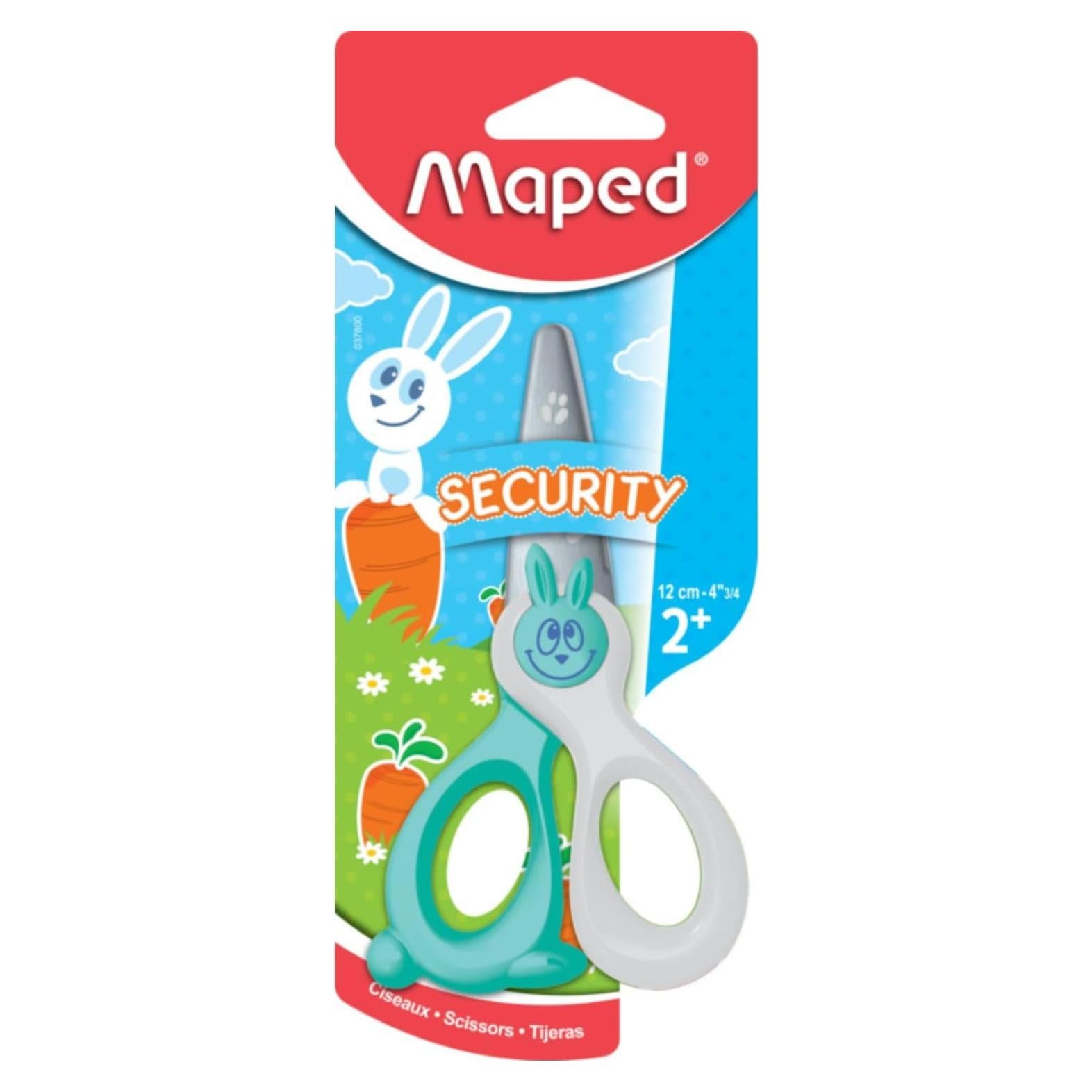 Tijeras de Seguridad Maped KidiCut 12 cm para Niños Ambidiestras