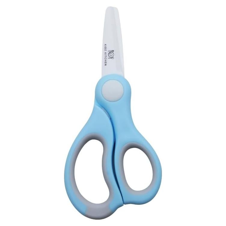 Tijeras para Comida de Bebé Genérico Cerámica Azul 1 Cuenta