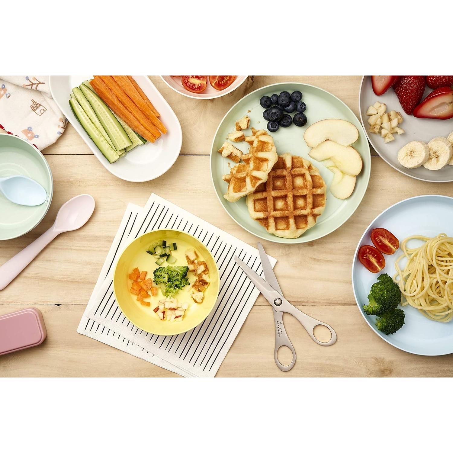 Tijeras para Comida de Bebé Beaditive - Acero Inoxidable, 16.31 cm