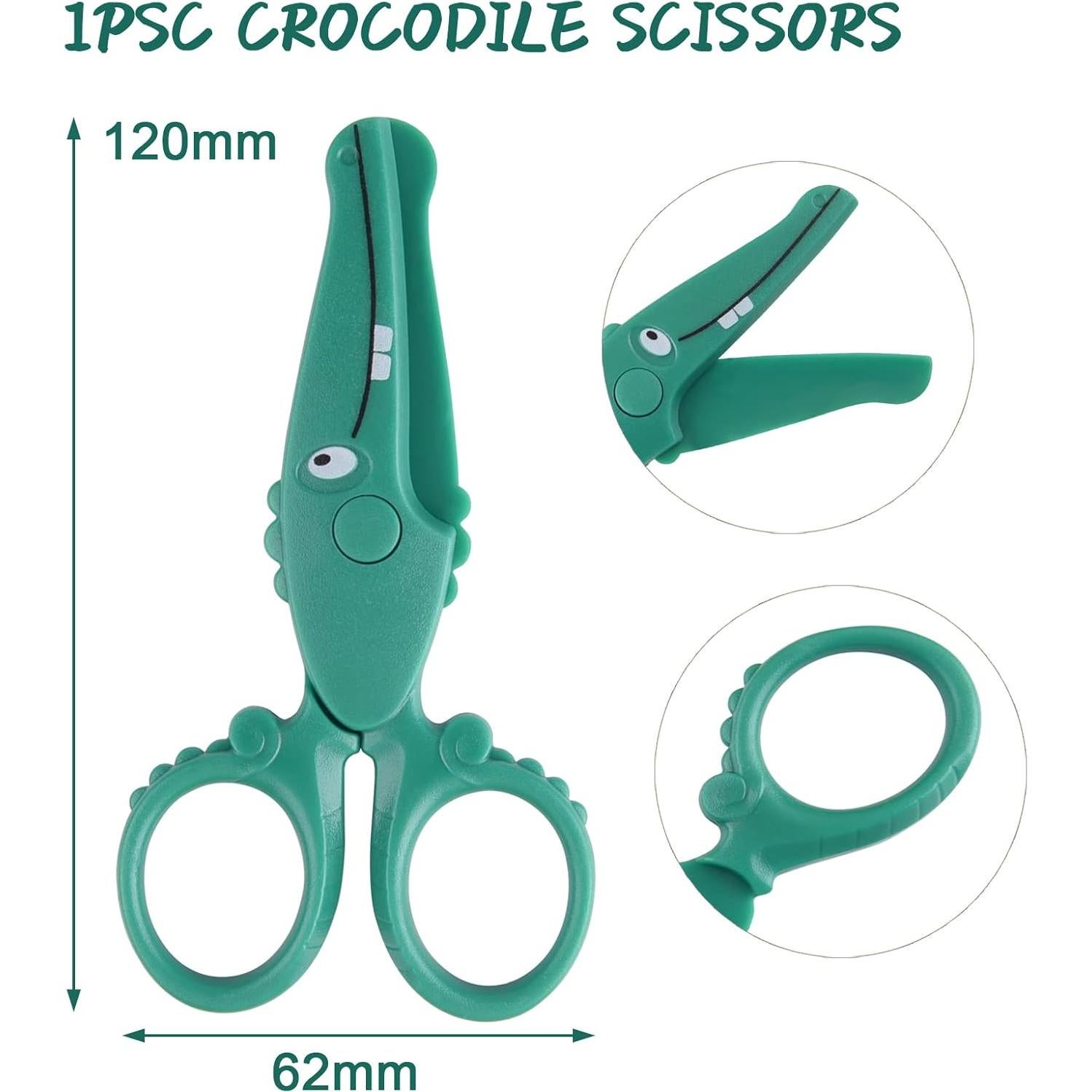 Tijeras de Seguridad para Niños ASTARON Cocodrilo 12 cm