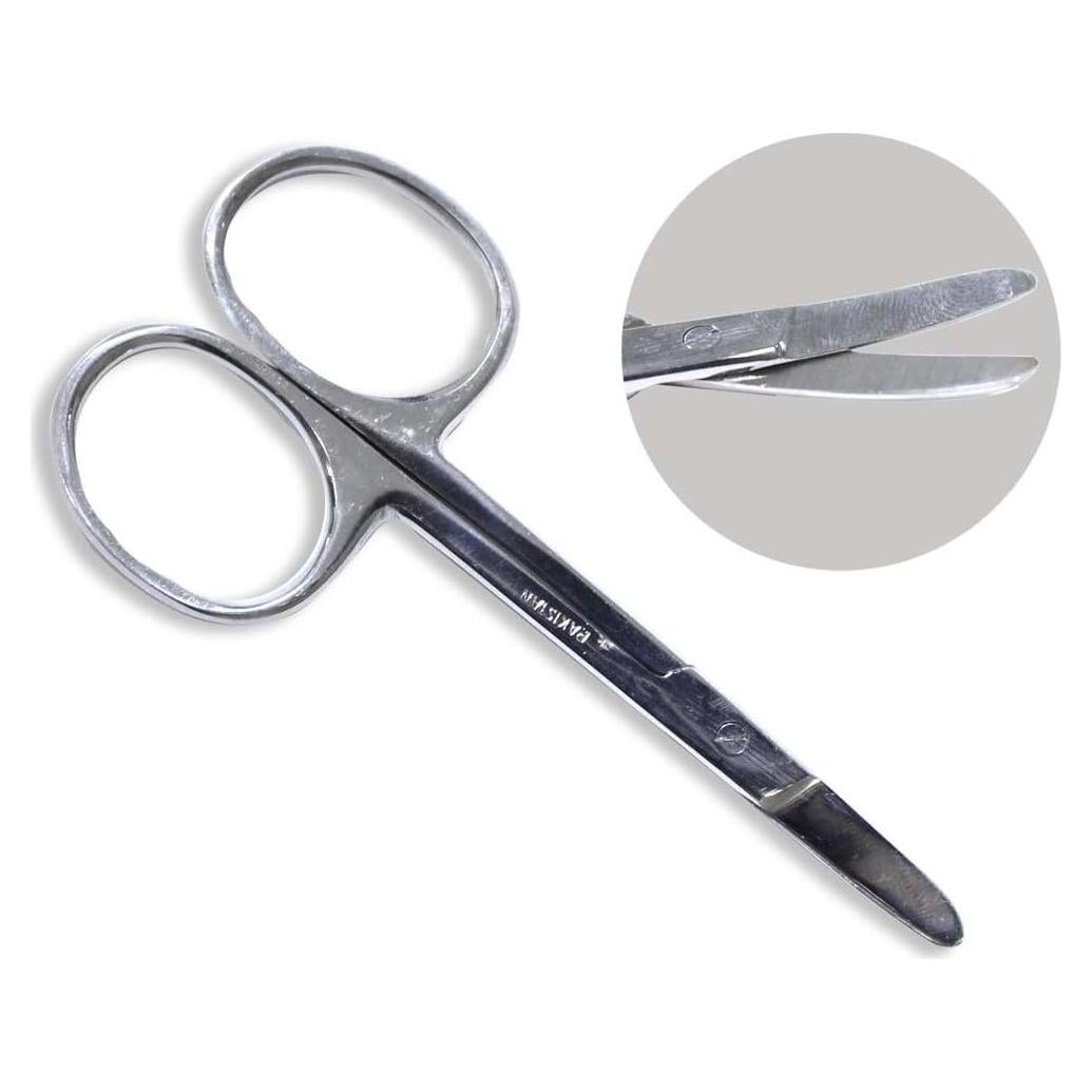 Tijeras de Seguridad KUTZ para Bebés - Acero Inoxidable - 2 Piezas