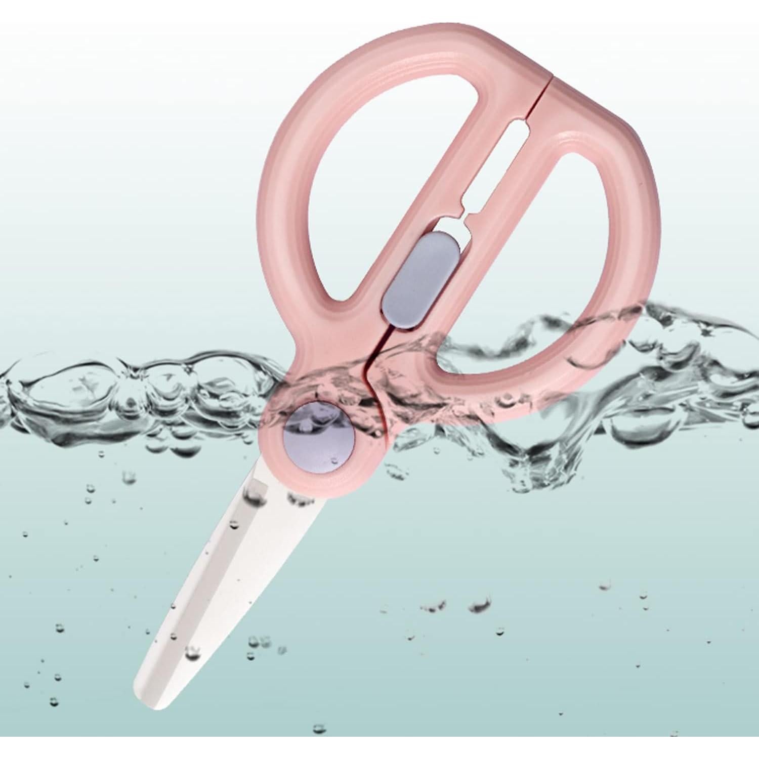 Tijeras de Cerámica DAMPEN para Bebés - Cortador Seguro Verde