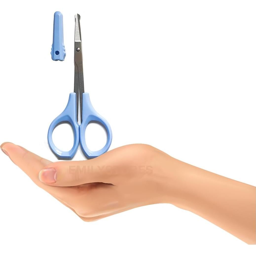 Tijeras de Seguridad CROWN BRILLANTE para Nariz y Orejas 11.43 cm