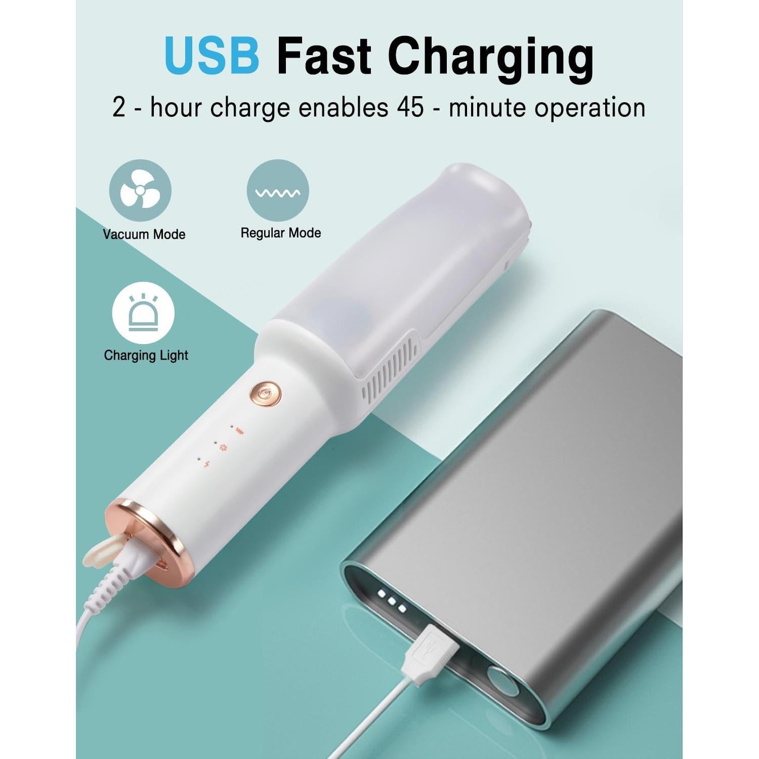 Cortadora de Cabello para Bebés JFHID Ultra Silenciosa con Aspiradora