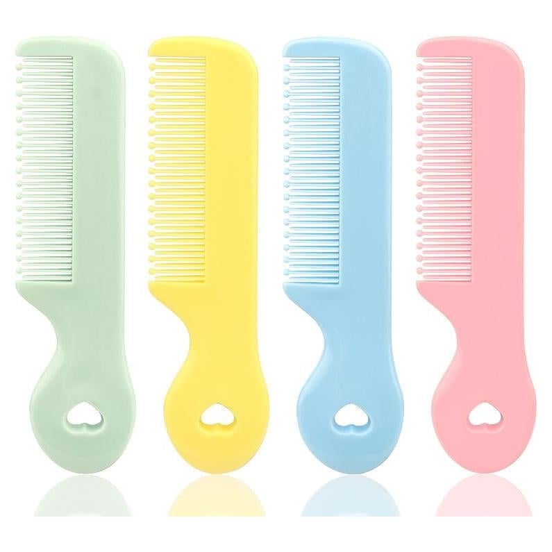 Paquete de 4 Peines para Bebés Cauaoa - Cuidado Suave