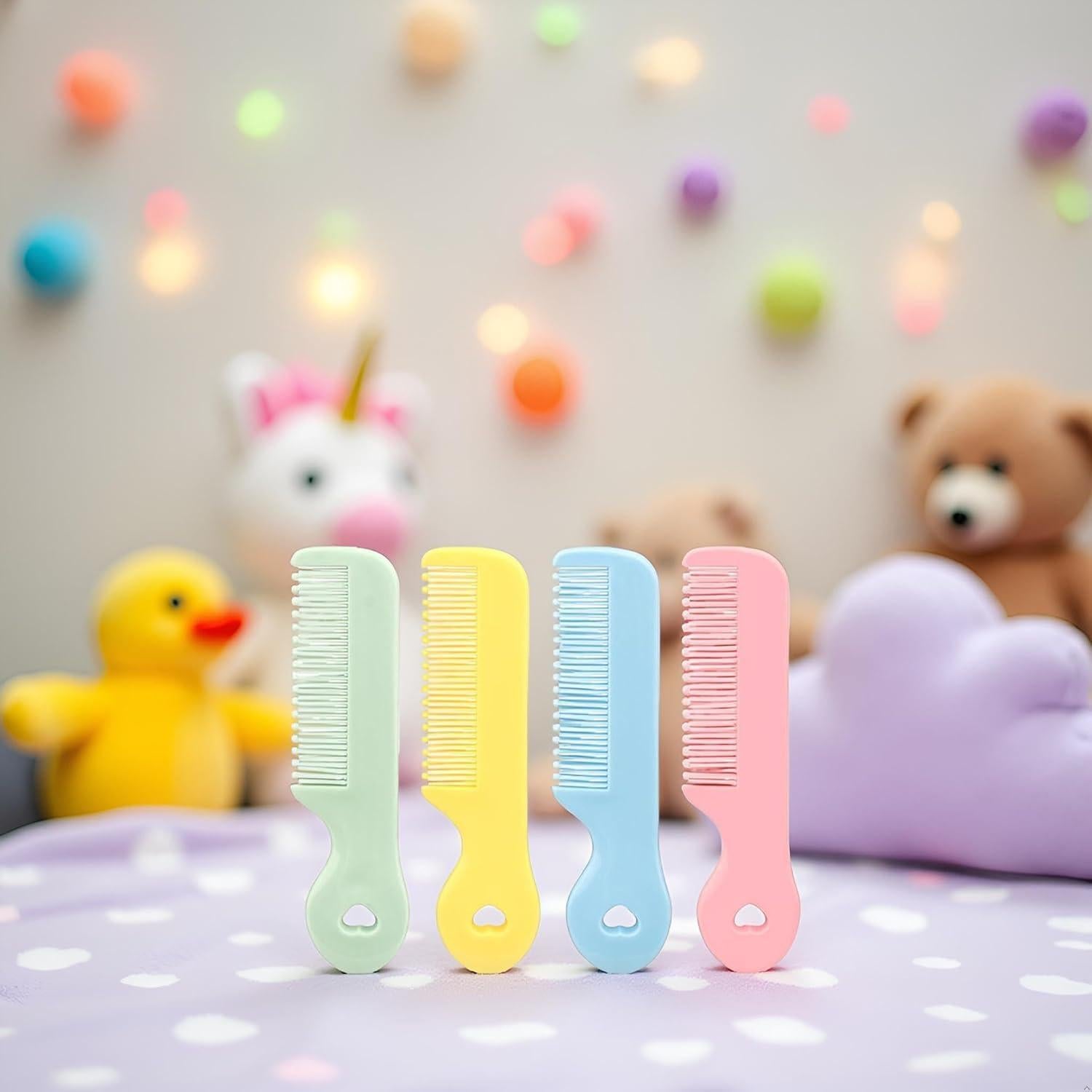 Paquete de 4 Peines para Bebés Cauaoa - Cuidado Suave