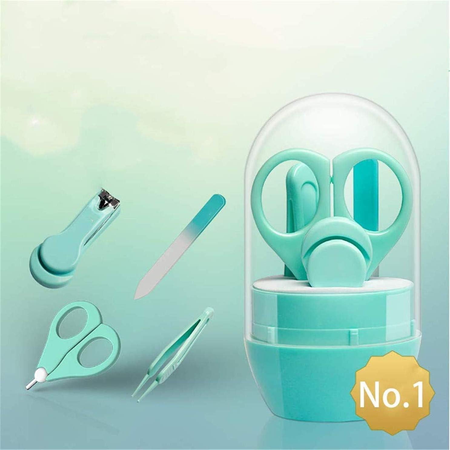 Kit de Cuidado de Uñas para Bebés Emoly 4 en 1 Acero Inoxidable