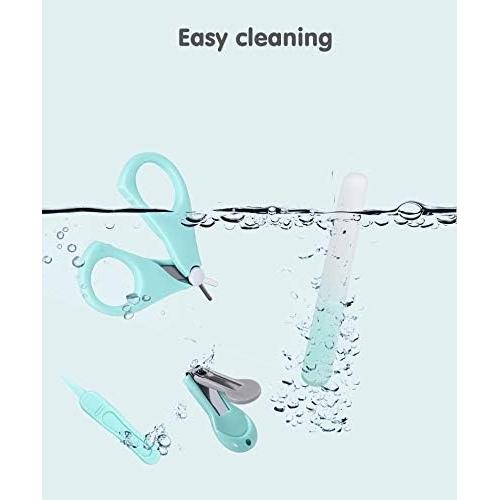 Kit de Cuidado de Uñas para Bebés Emoly 4 en 1 Acero Inoxidable