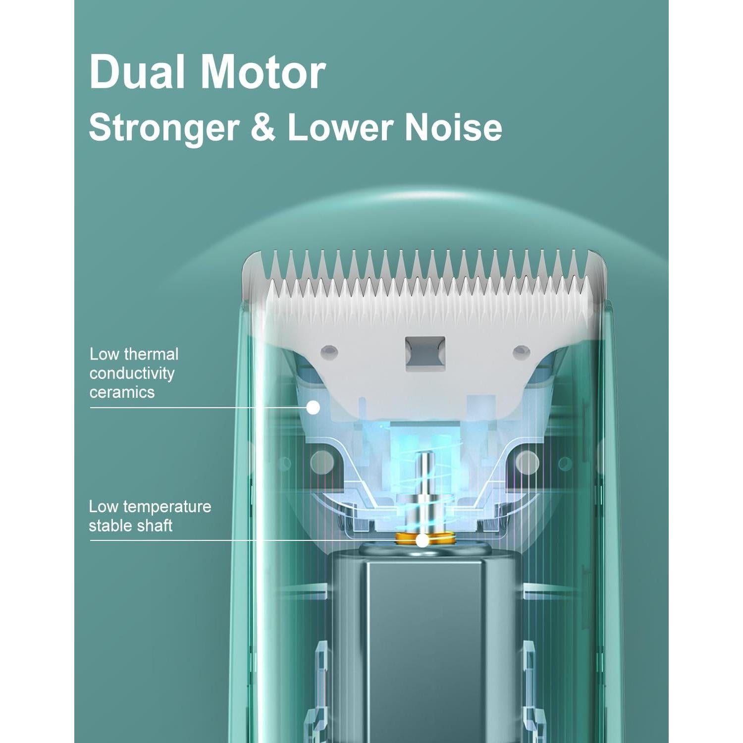 Cortadora de Cabello Inalámbrica ENSSU para Bebés con Vacío