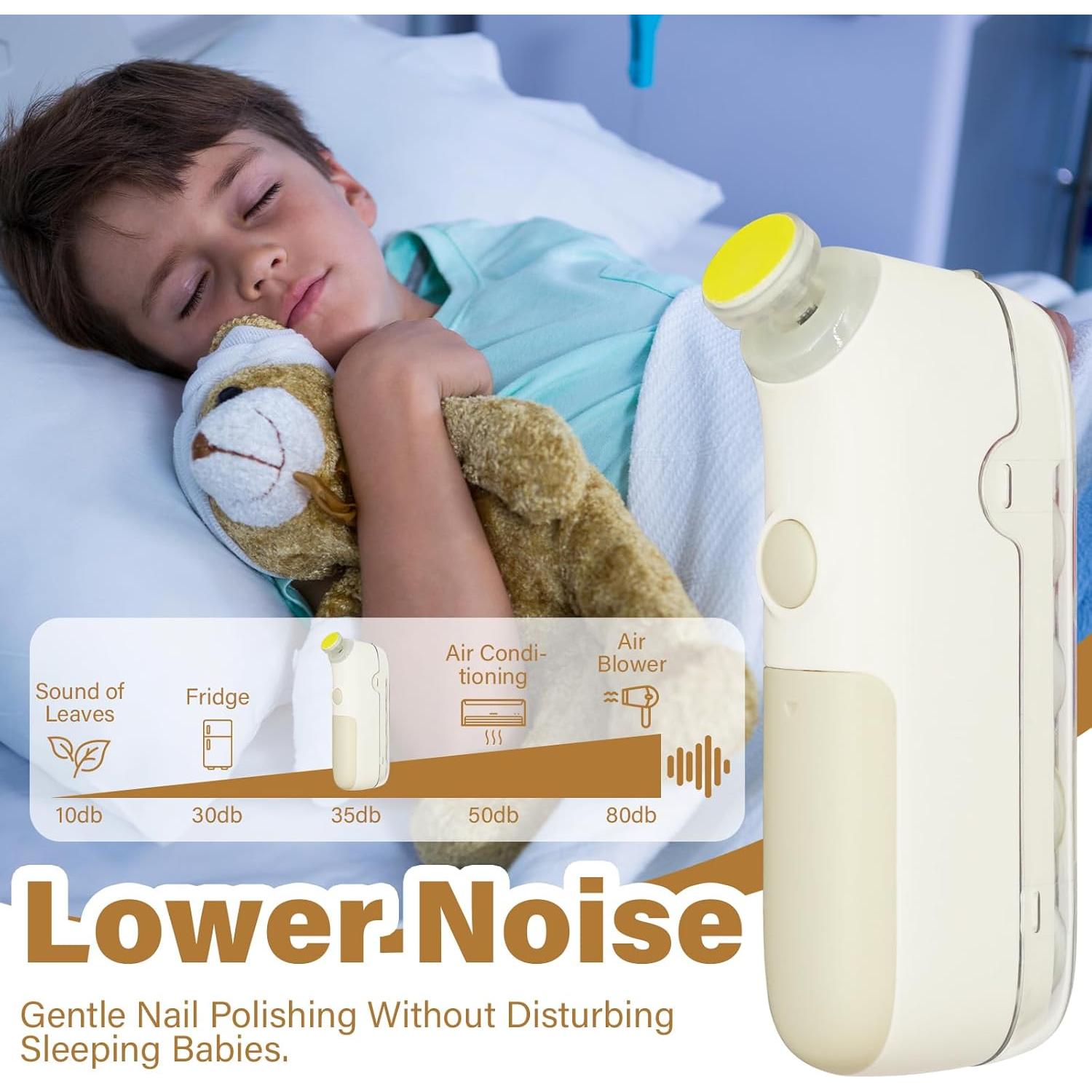 Cortador de Uñas Eléctrico Kimitimi 5 en 1 para Bebés y Adultos