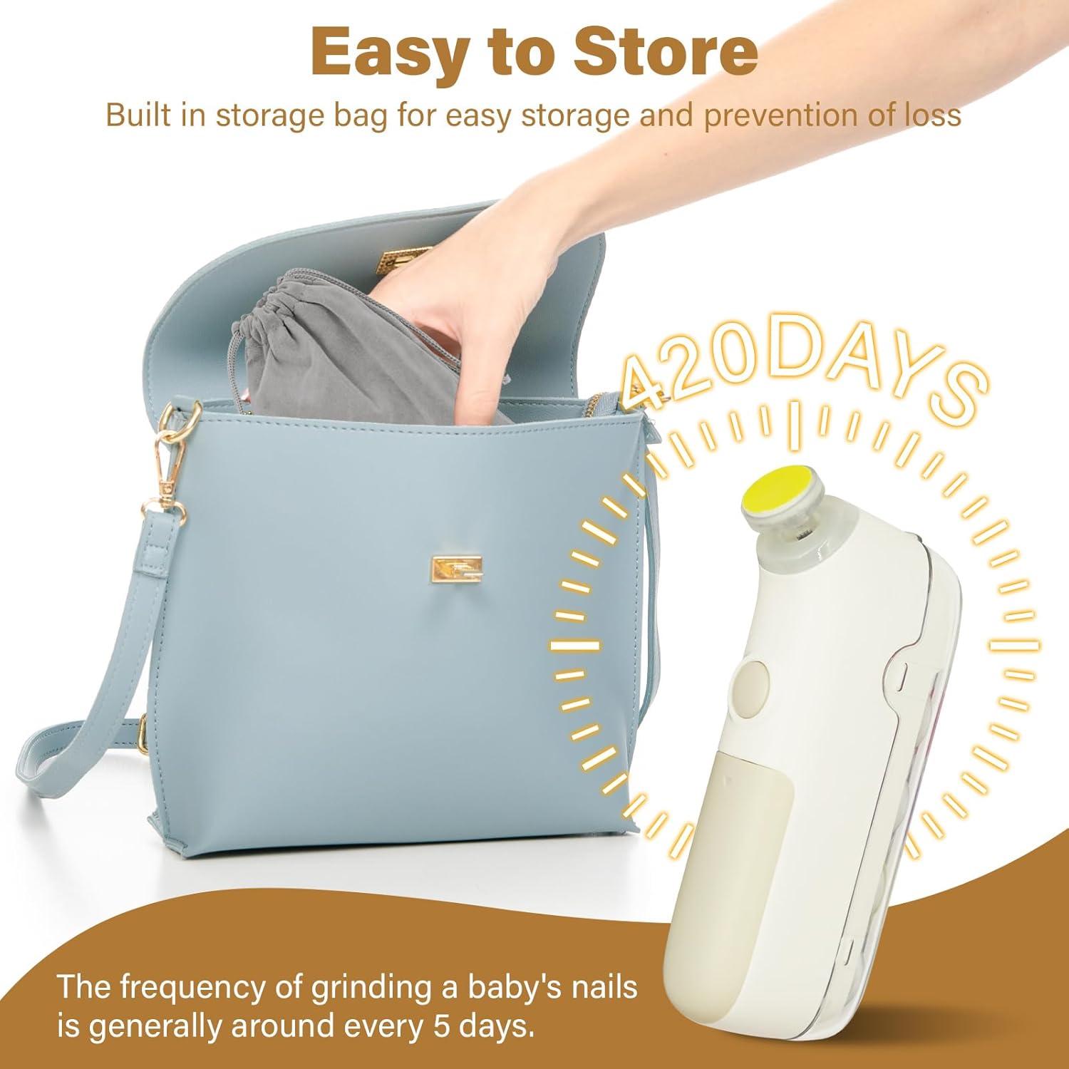 Cortador de Uñas Eléctrico Kimitimi 5 en 1 para Bebés y Adultos