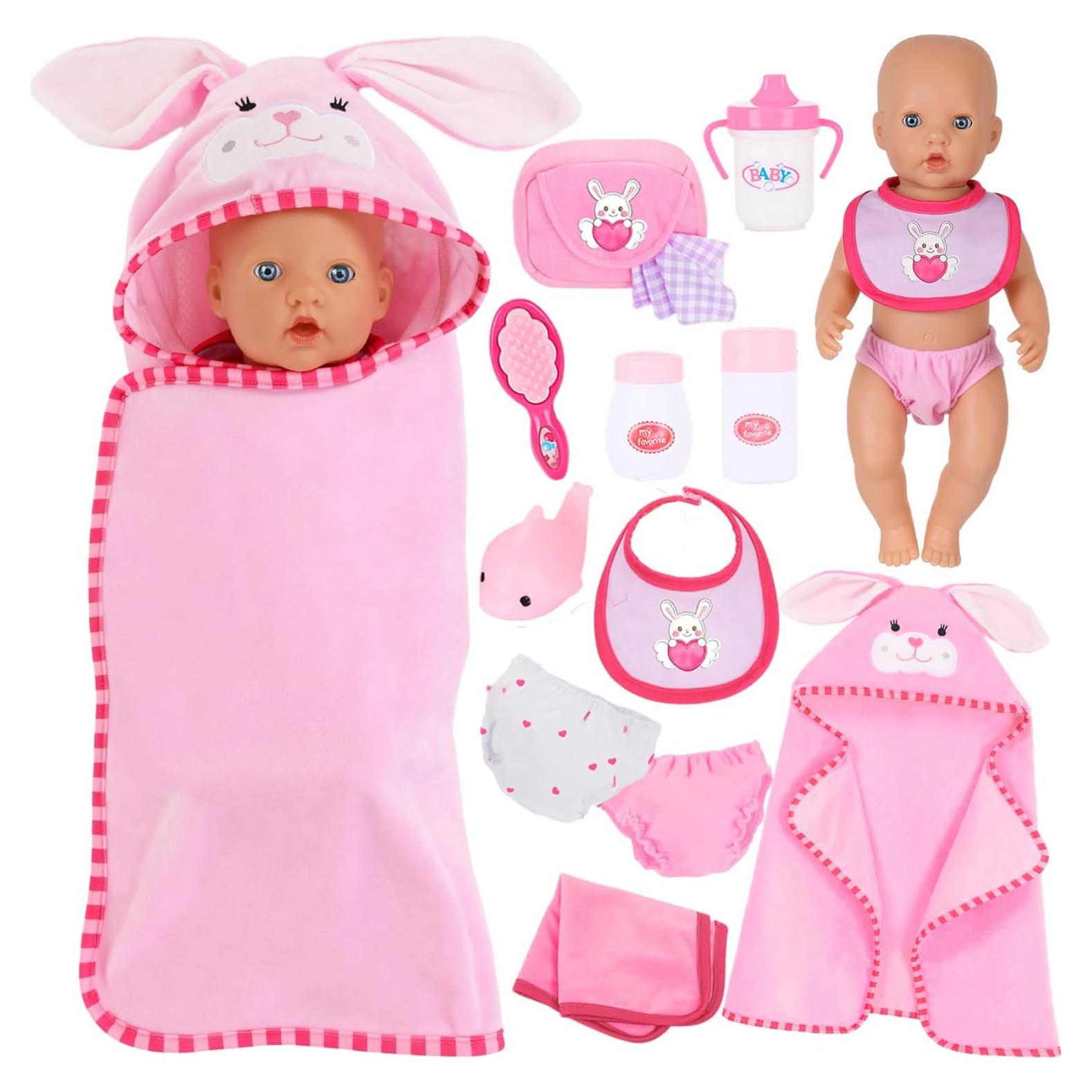 Conjunto de Accesorios para Muñecas Bebé ZITA ELEMENT 12 Piezas