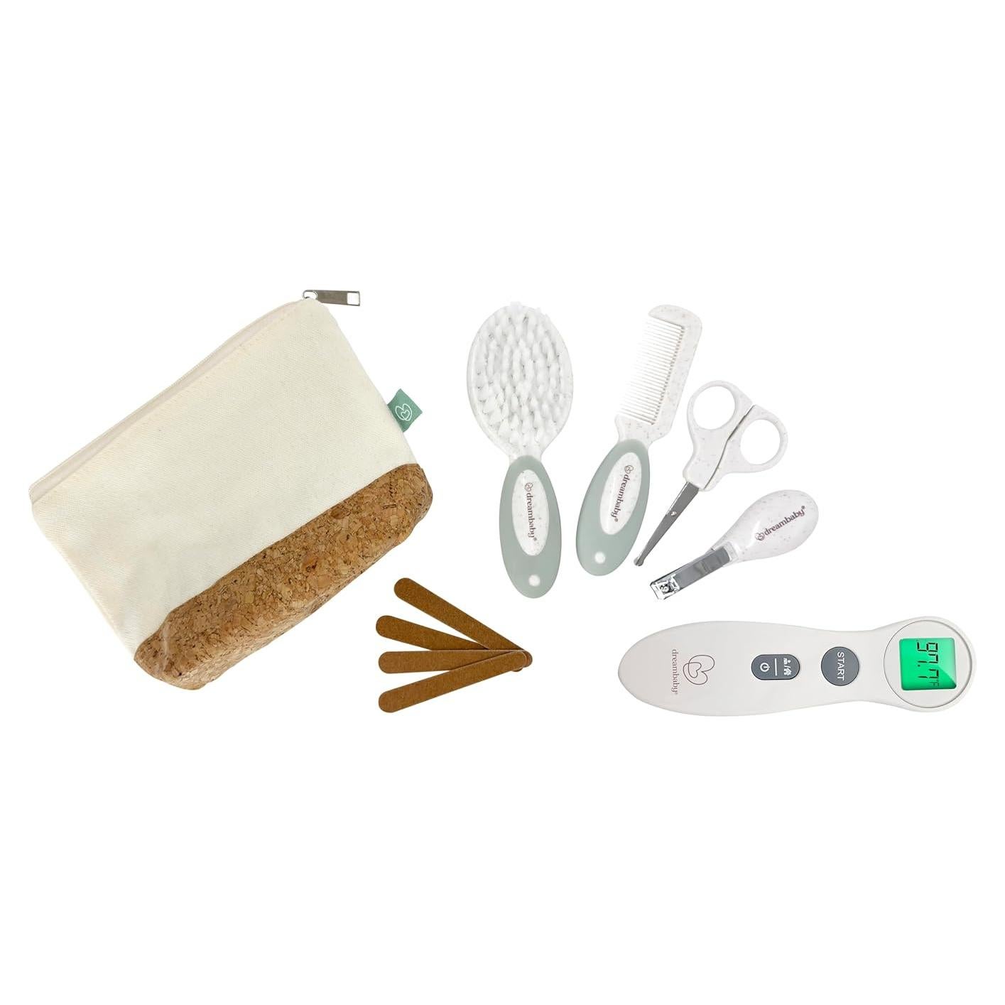 Termómetro Digital Infrarrojo Sin Contacto Dreambaby + Kit Cuidado Bebés 9 Piezas