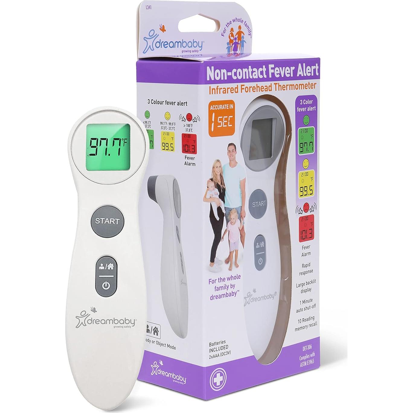 Termómetro Digital Infrarrojo Sin Contacto Dreambaby + Kit Cuidado Bebés 9 Piezas