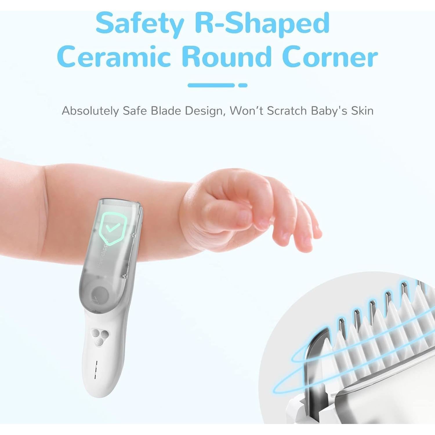 Cortapelos Inalámbrico FERRISA para Bebés con Aspiradora