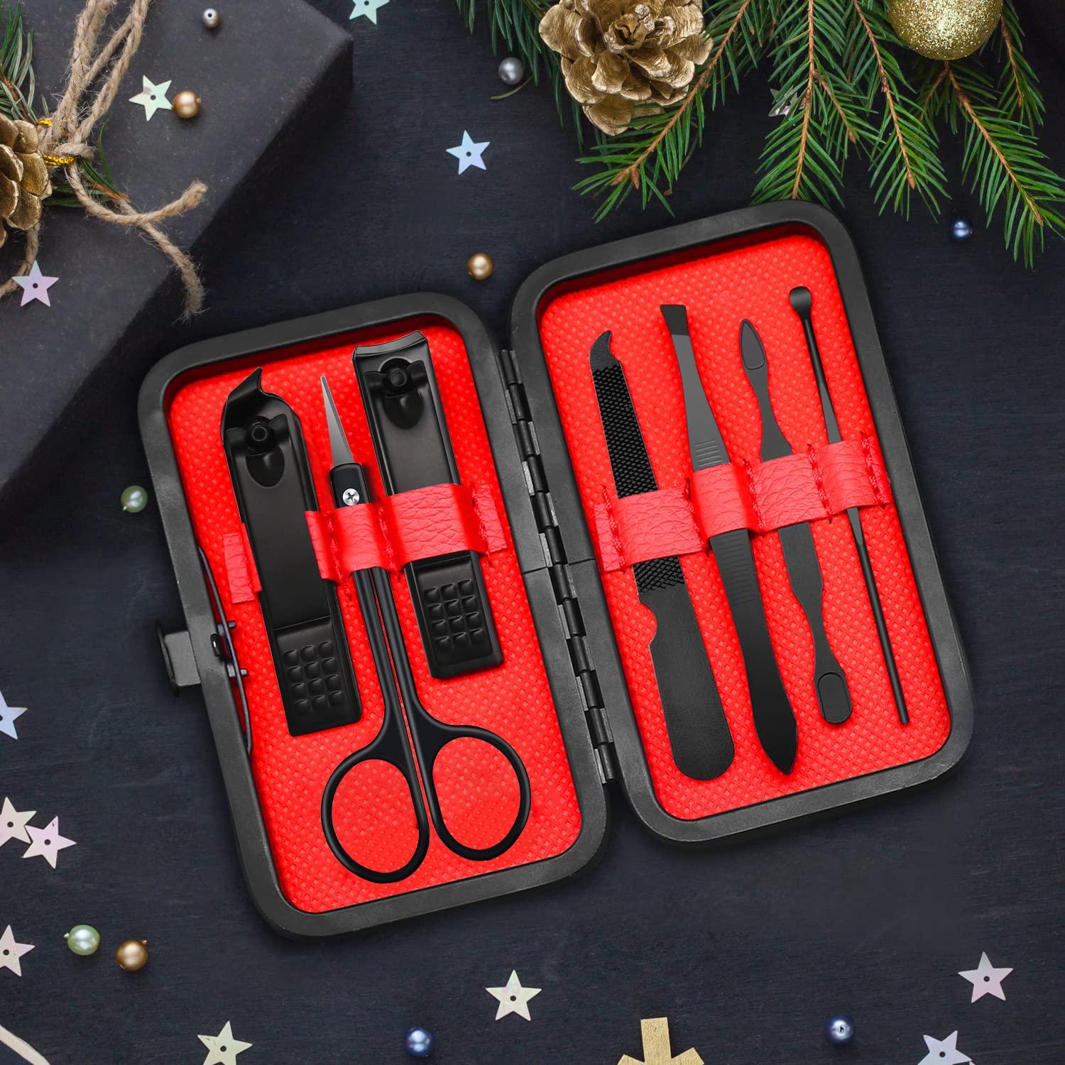 Kit de Aseo Masculino 7 en 1 UMEINAC TECH - Estuche de Cuero