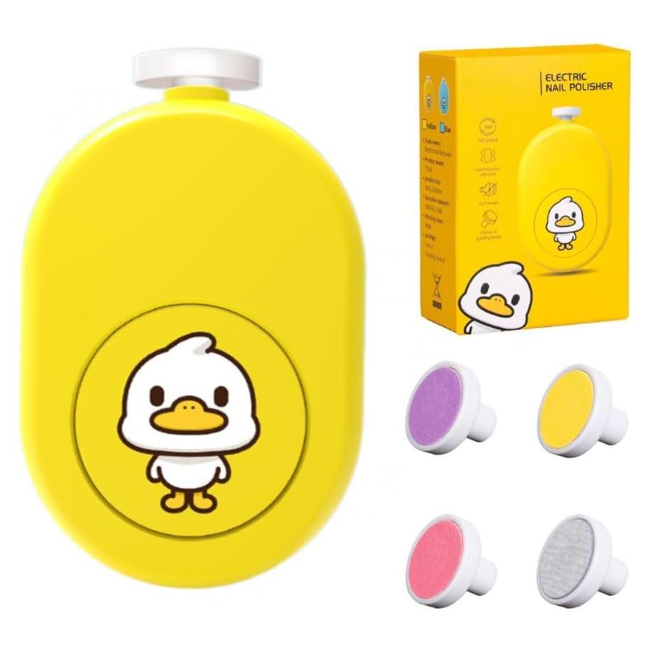 Lijadora de Uñas Eléctrica LUFFCABO Amarillo con Almohadillas