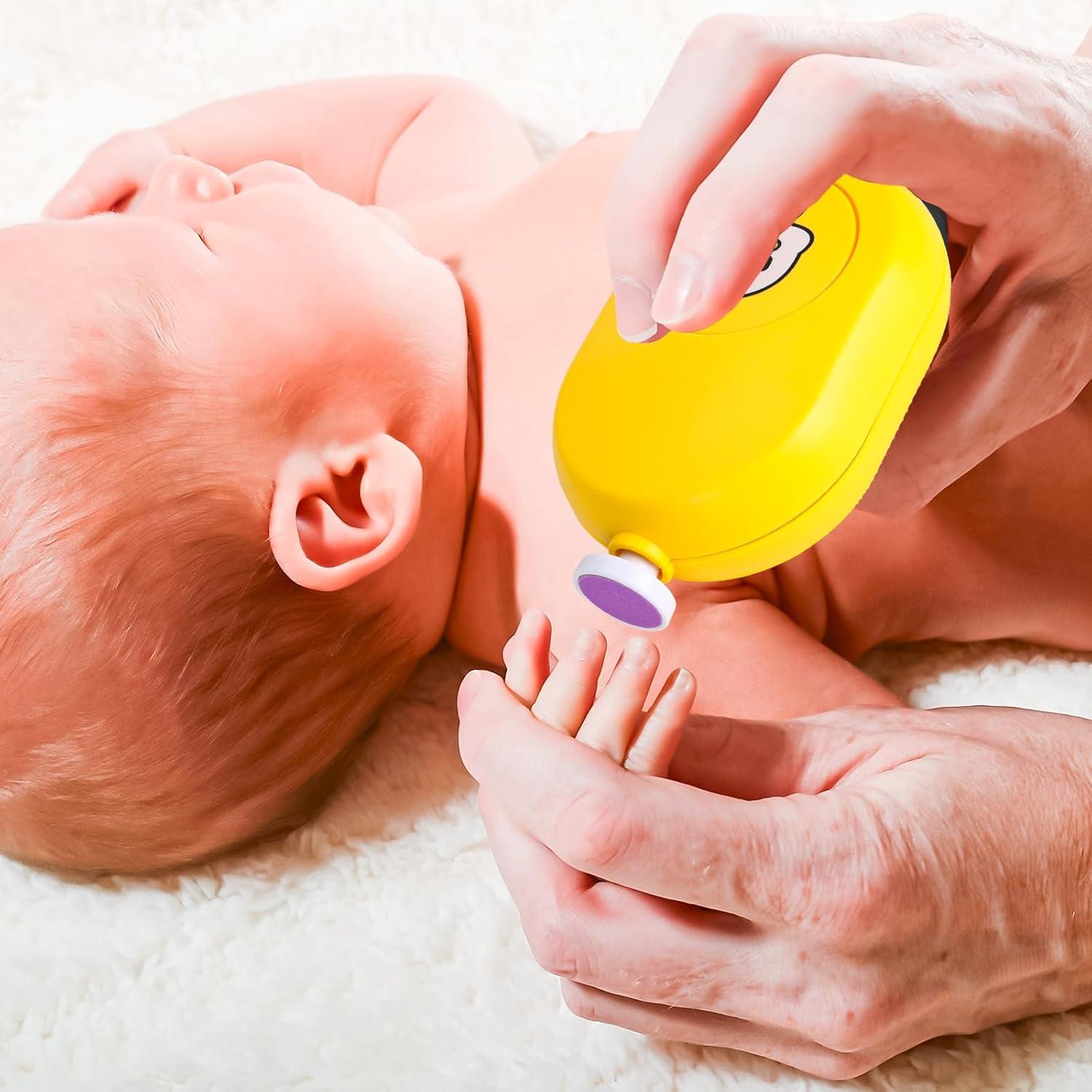 Lijadora de Uñas Eléctrica LUFFCABO Amarillo con Almohadillas