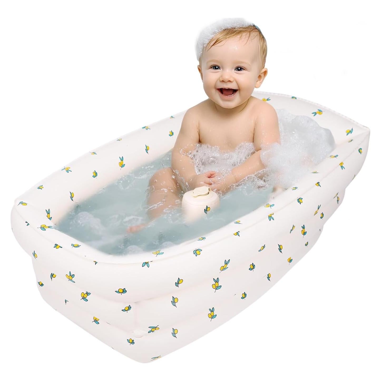 Bañera Inflable para Bebés AirSwim 77.8x37x27cm Antideslizante