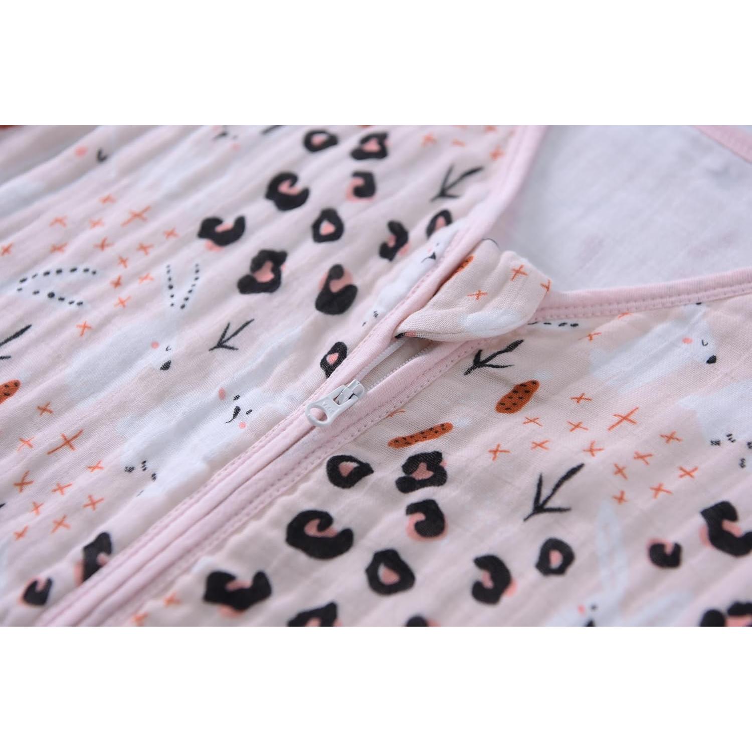 Saco de Sueño Bebé 6-12 Meses TADO MUSLIN Algodón Orgánico 0.5 TOG