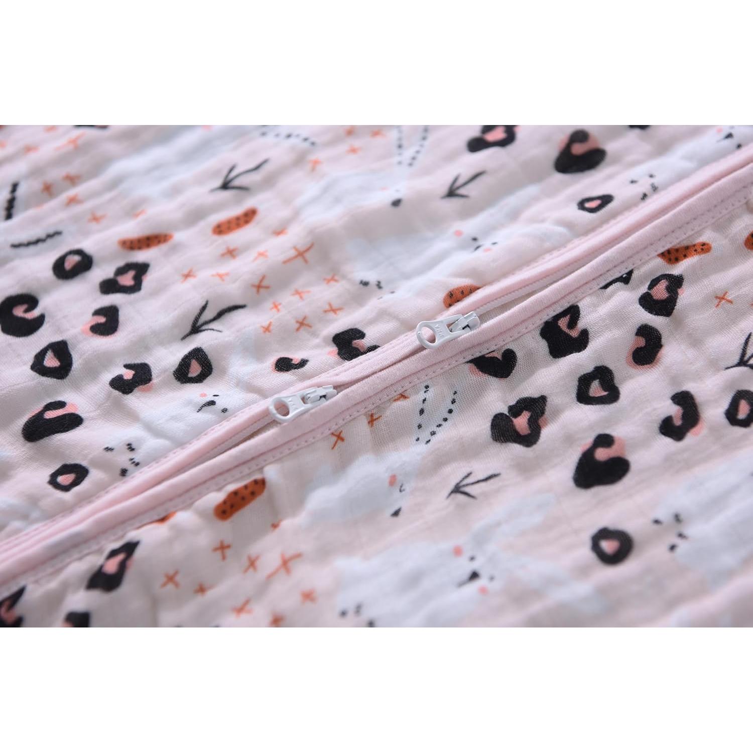 Saco de Sueño Bebé 6-12 Meses TADO MUSLIN Algodón Orgánico 0.5 TOG