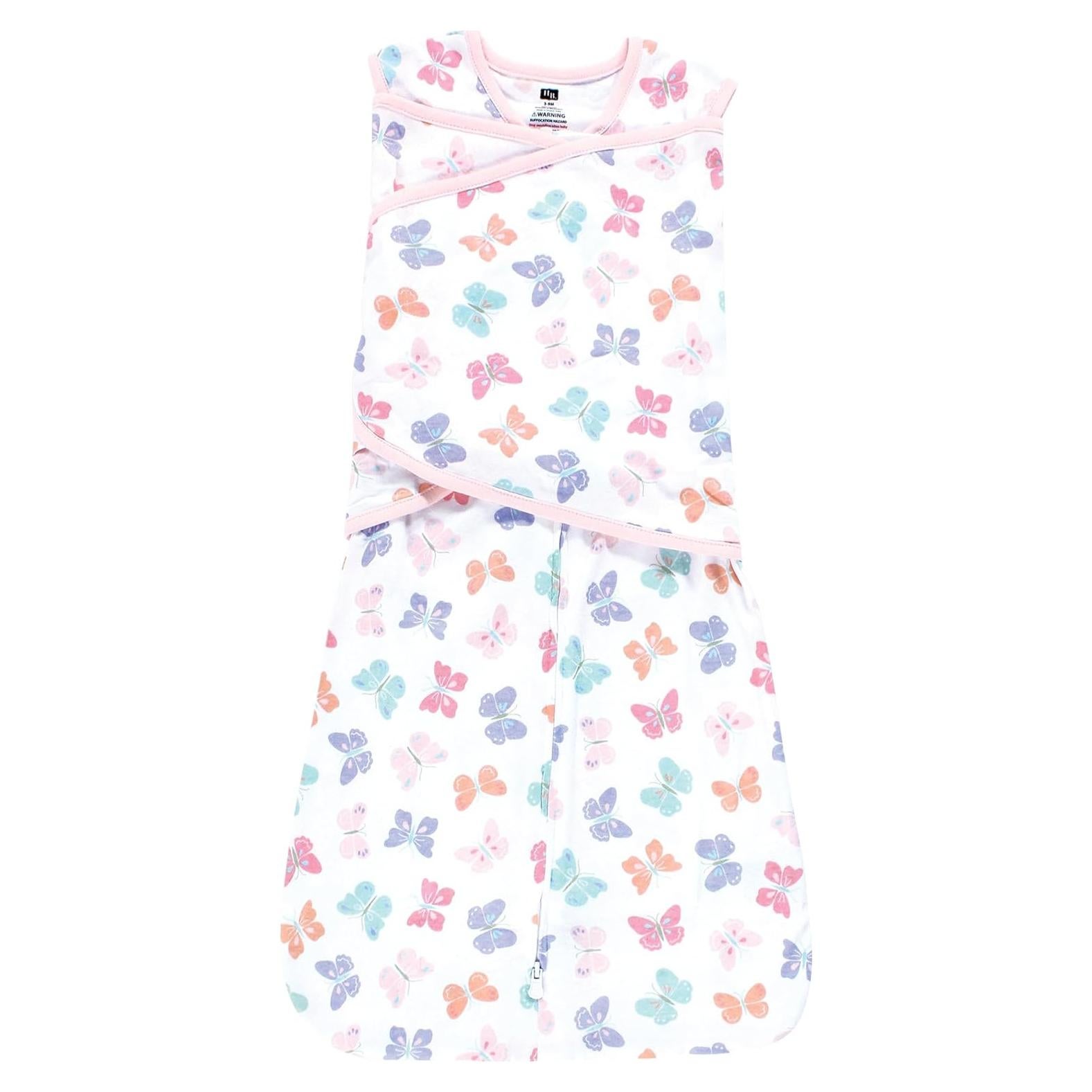 Saco de Sueño Convertible Hudson Baby Mariposa Pastel 0-3 Meses