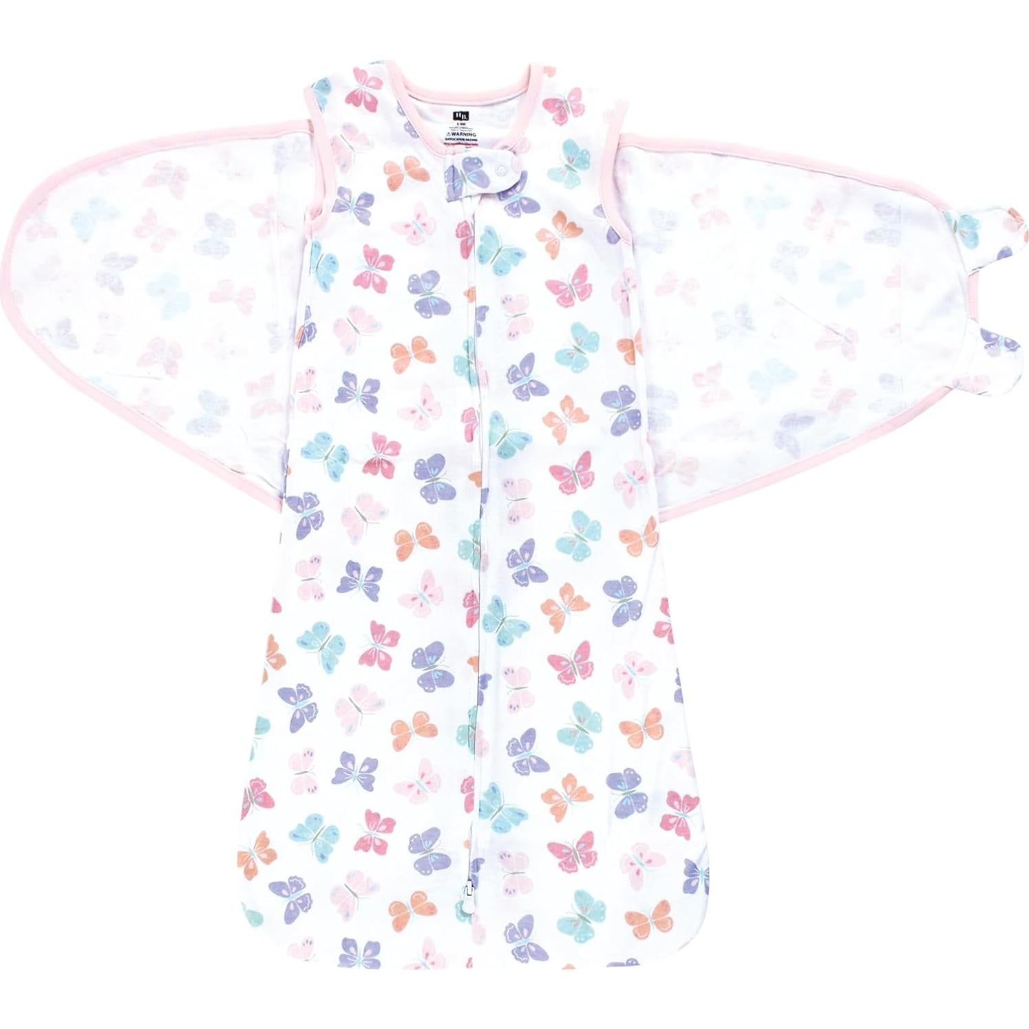 Saco de Sueño Convertible Hudson Baby Mariposa Pastel 0-3 Meses