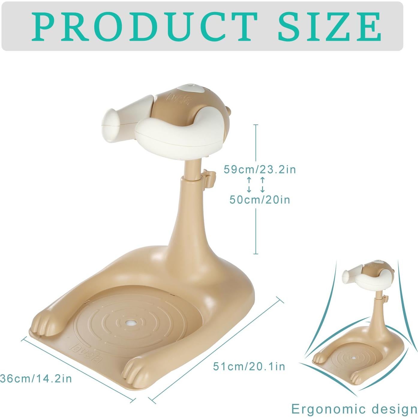 Torre de Baño Baby Hug Doraloko Ajustable 6-18 Meses