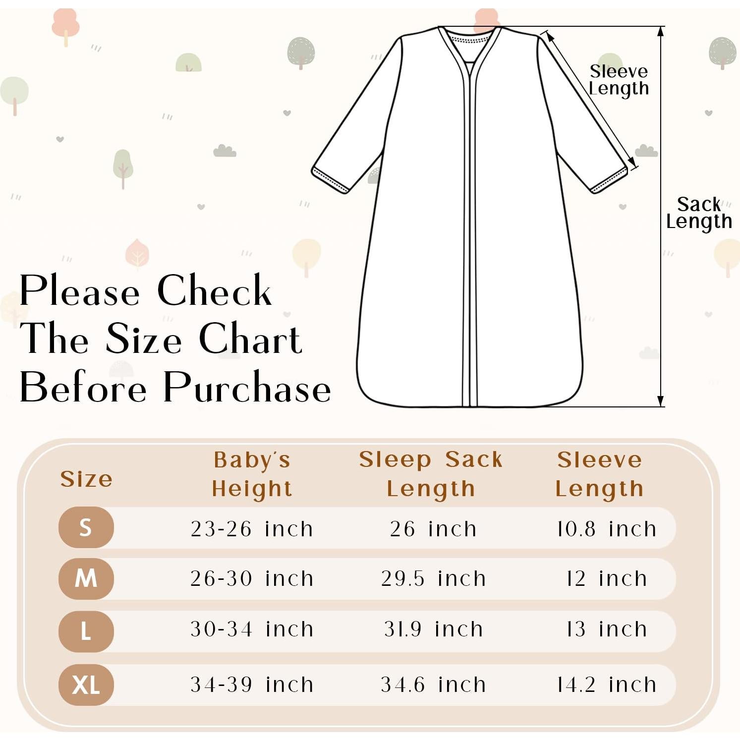 Saco de Sueño 0-3 Meses Algodón Beige y Gris 0.5 Tog