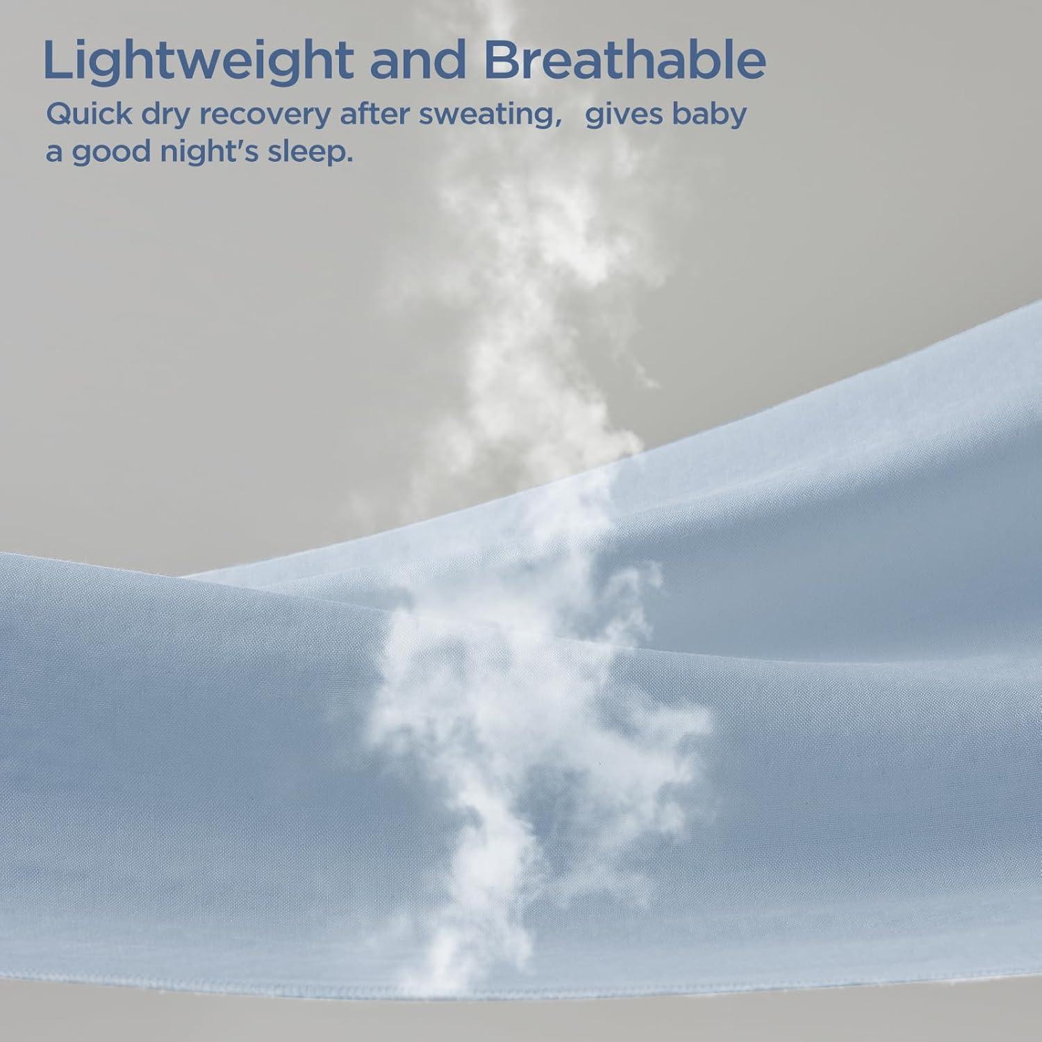 Saco de Dormir para Bebé Duomiaomiao 100% Algodón Orgánico Grande