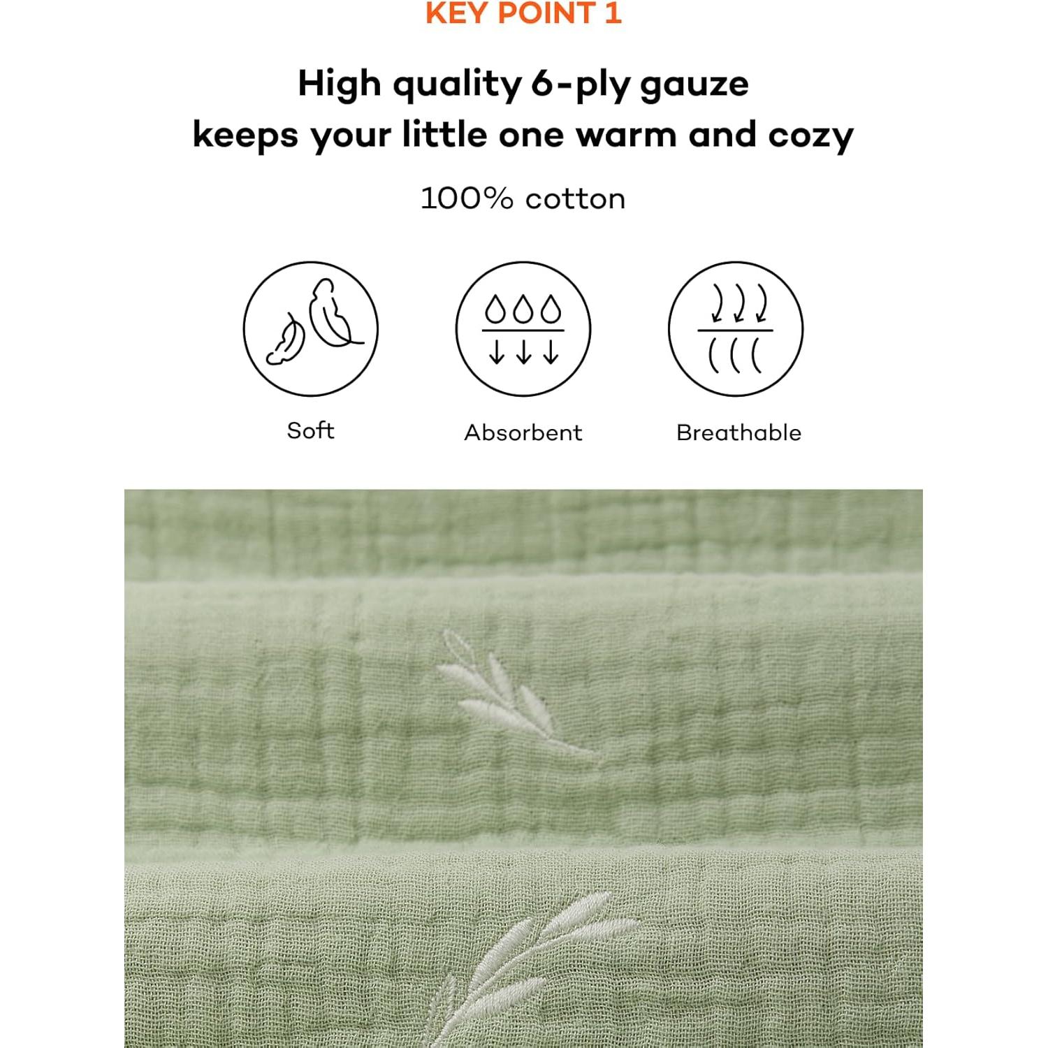 Saco de Sueño Konny Baby 100% Algodón 6 Capas 3-5 Años