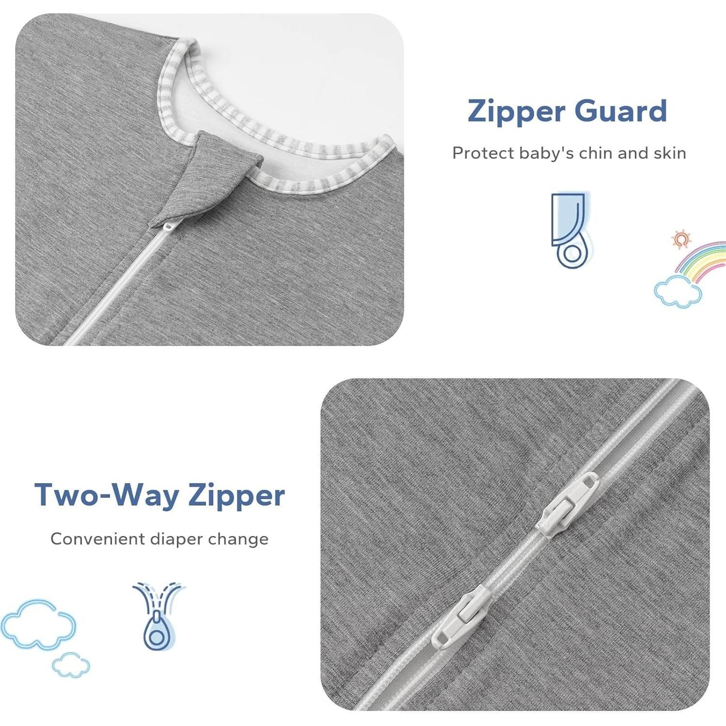 Saco de Sueño ZIGJOY Aleta de Tiburón 1.0 Tog Bebé 6-12 Meses